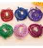 Wet Cloth Laundry Rope with 12 Clips for Outdoor Indoor Drying Rope Stainless Steel Cloth Clips  (Multicolor)