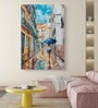 Wet Streets Bright Hues Canvas Painting