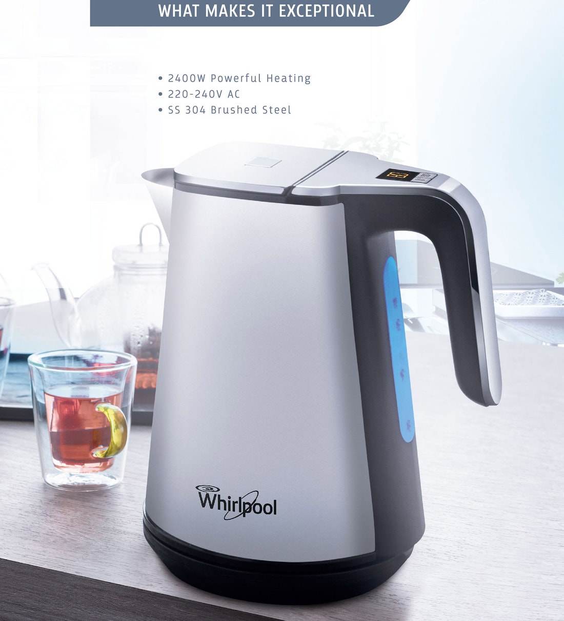 whirlpool electric kettle