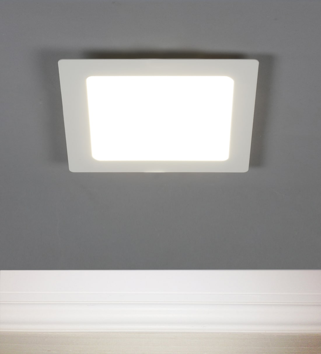 Buy Natural White Watts Led Aluminium Square Panel Light By Syska At