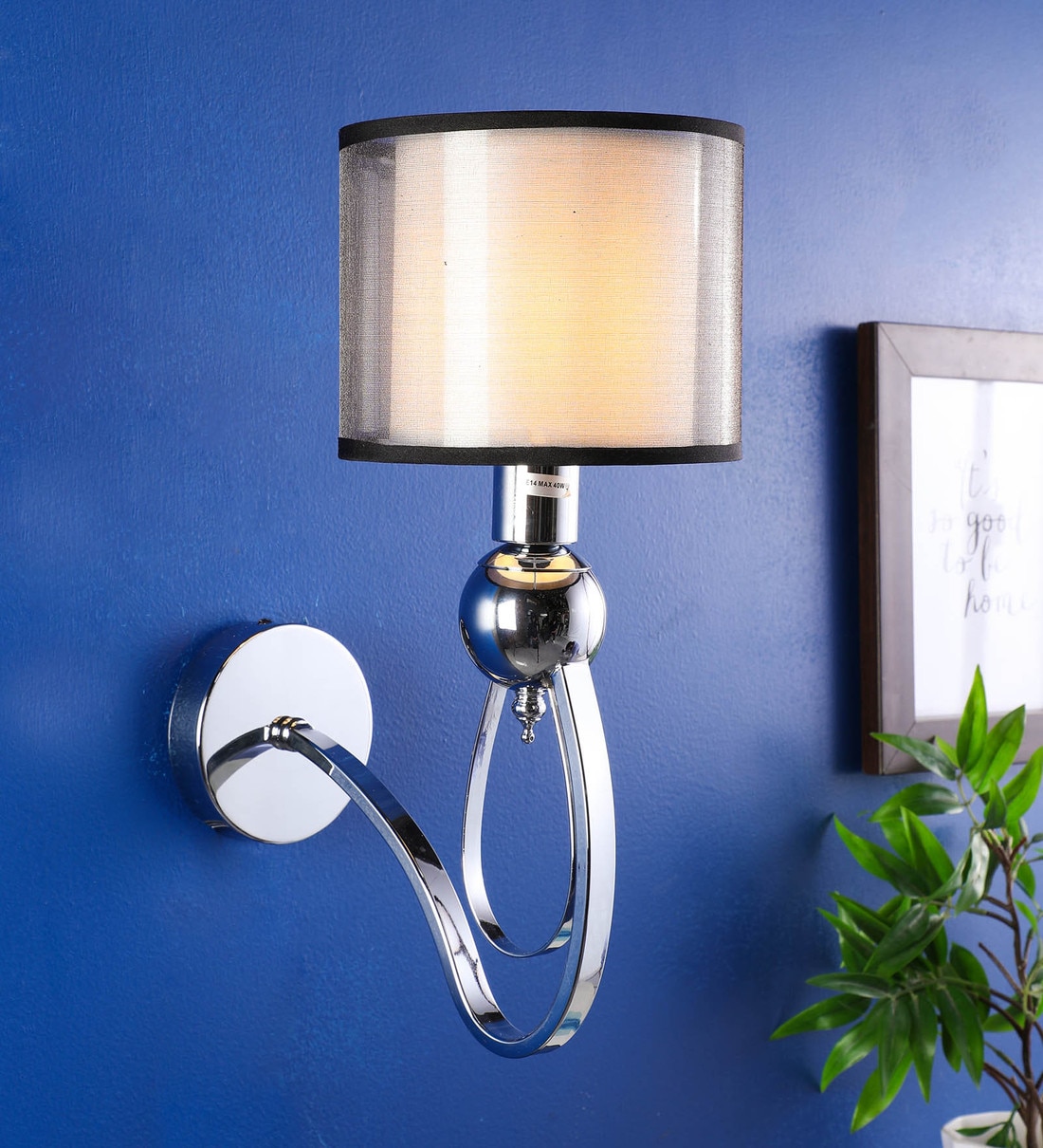 Buy Silver Metal Wall Sconces by Stello Online Candle Wall Lights