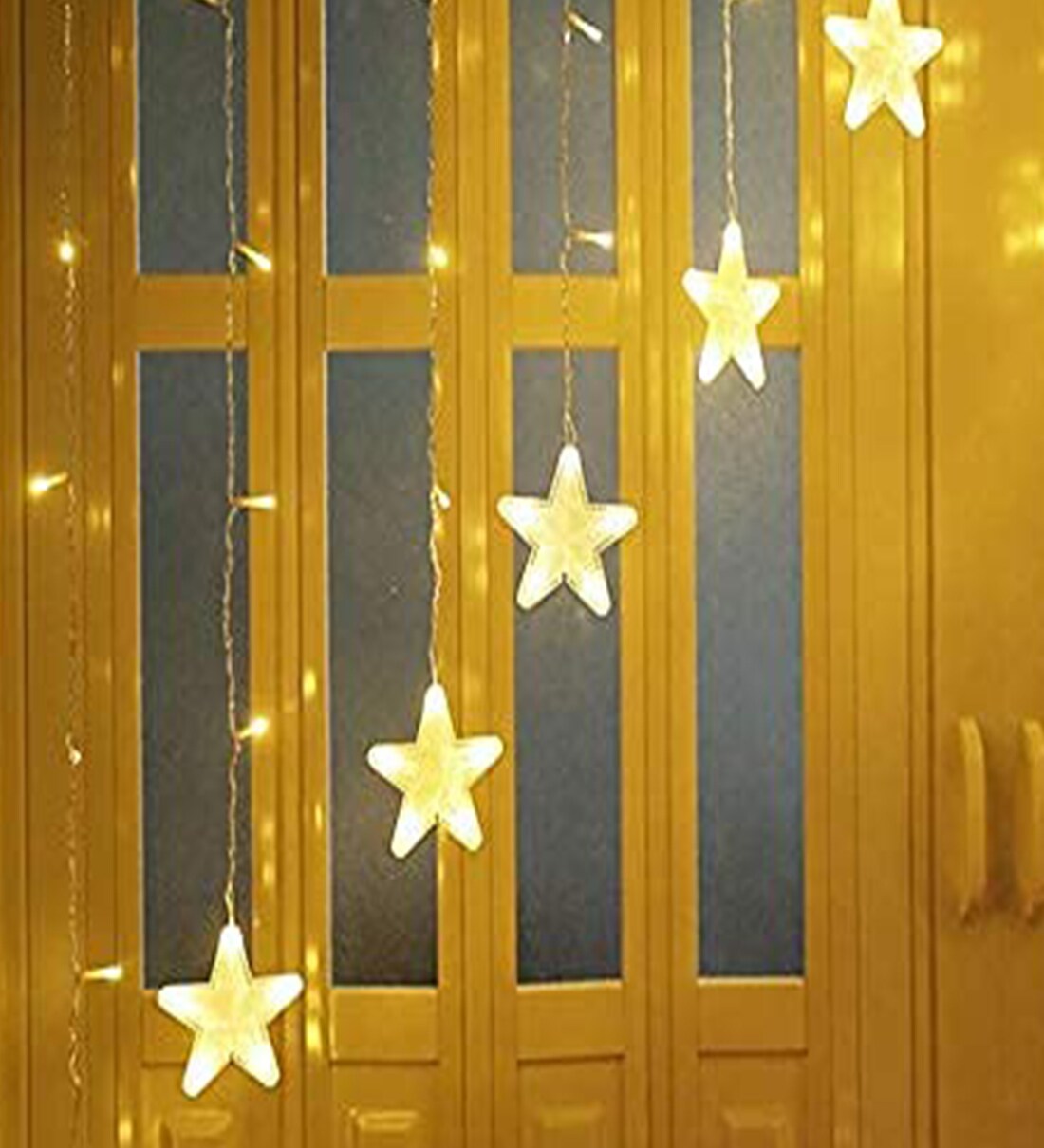 Buy White and Yellow 2.5 Meter Battery Powered LED Christmas String