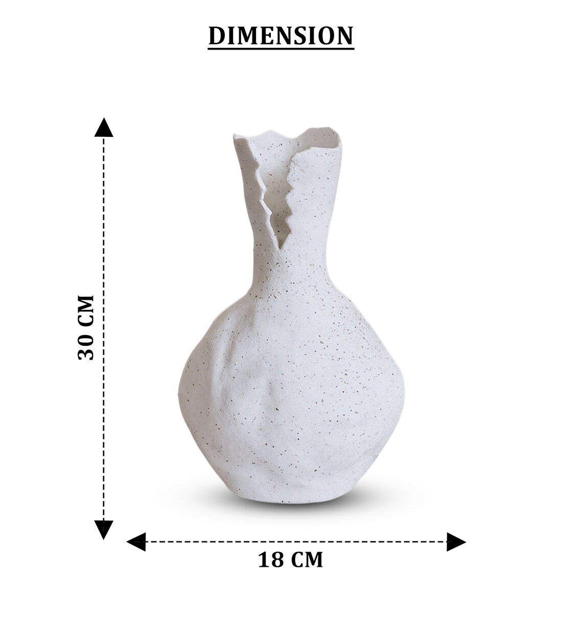 AMPHORA WHITE (midium) 花瓶 【公式通販】