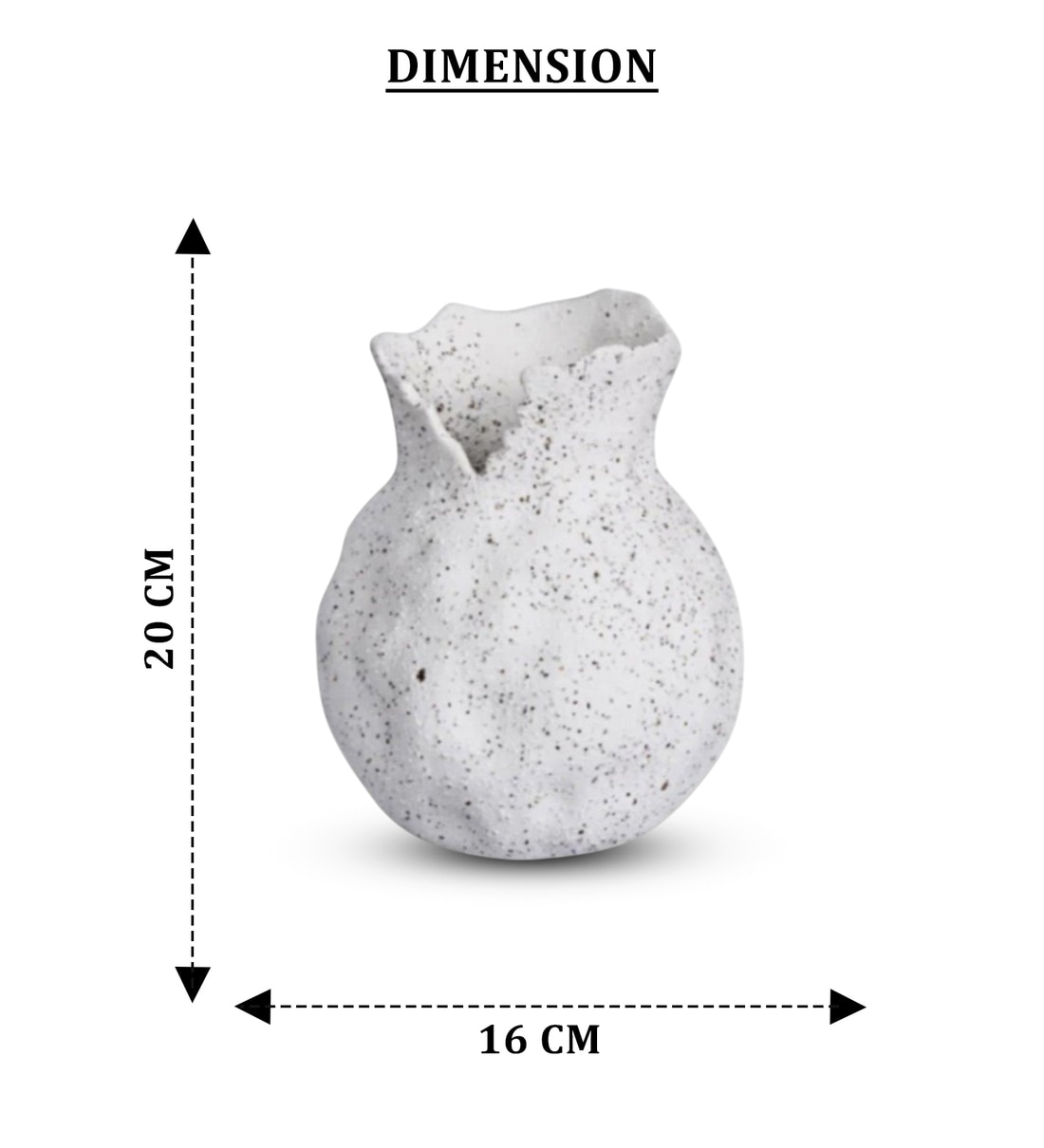 AMPHORA WHITE (midium) 花瓶 【公式通販】