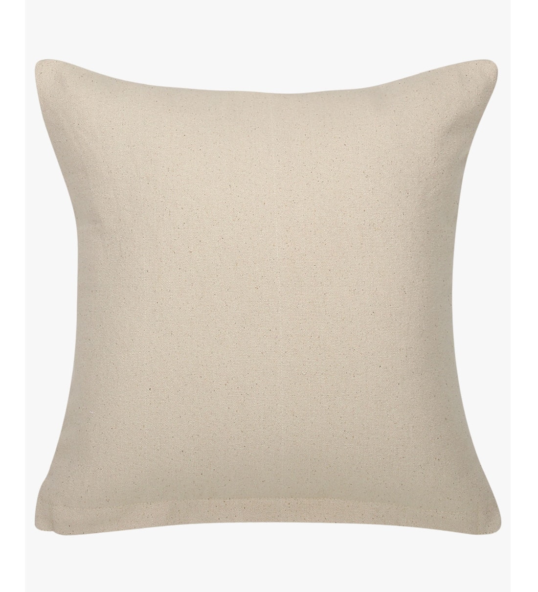 Buy Set of 5 Floral Pattern Cotton White Cushion Covers 16 x 16 inches by Klotthe Online