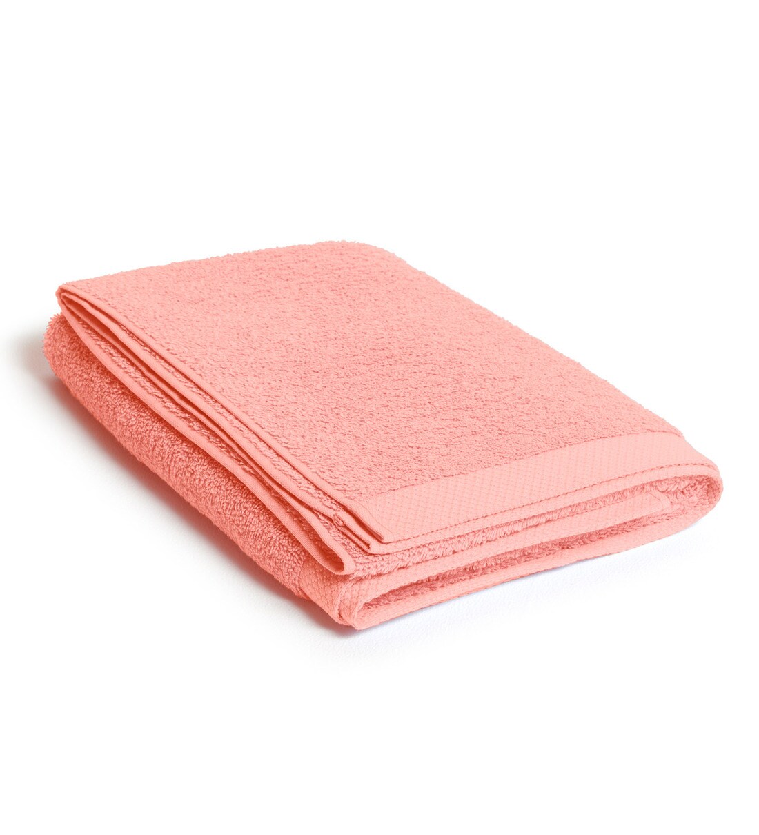 Buy Pink Solid 550 GSM Cotton Bath Towel by Ddecor Live Beautiful Online Solid Colour Bath