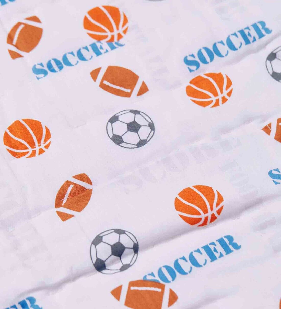 Buy White Cotton Abstract 95 GSM Single Bed Quilt By Nigh Nigh Online