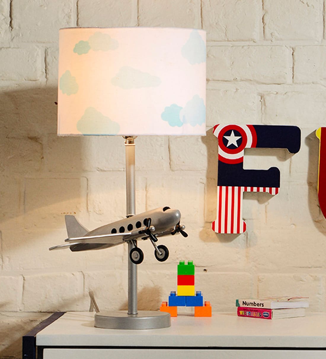 airplane table lamp