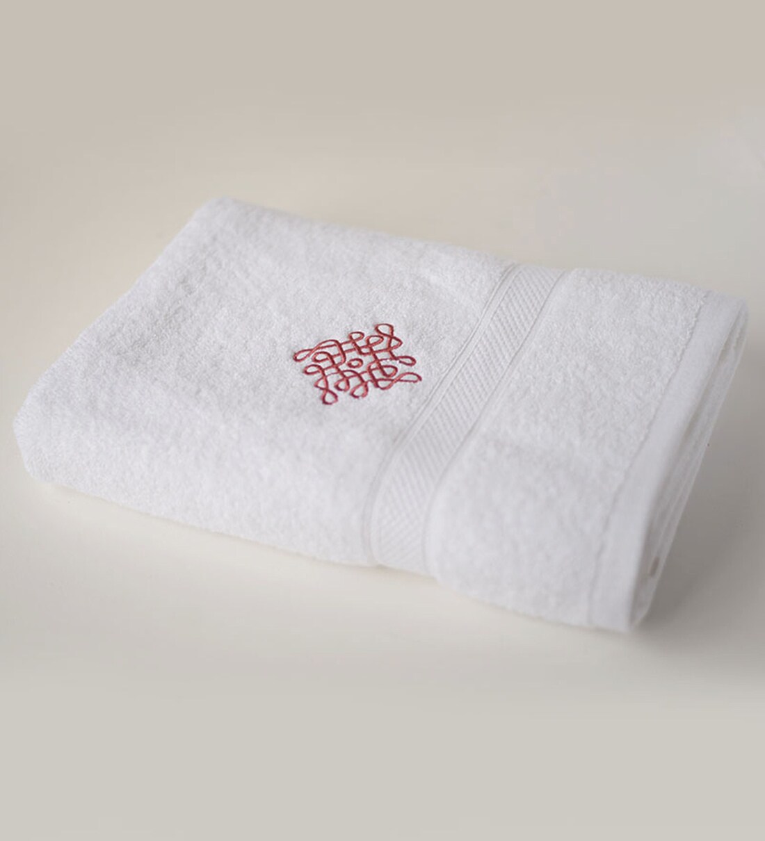 Buy White Cotton 550 GSM Bath Towel by Petal Home Online Solid Colour