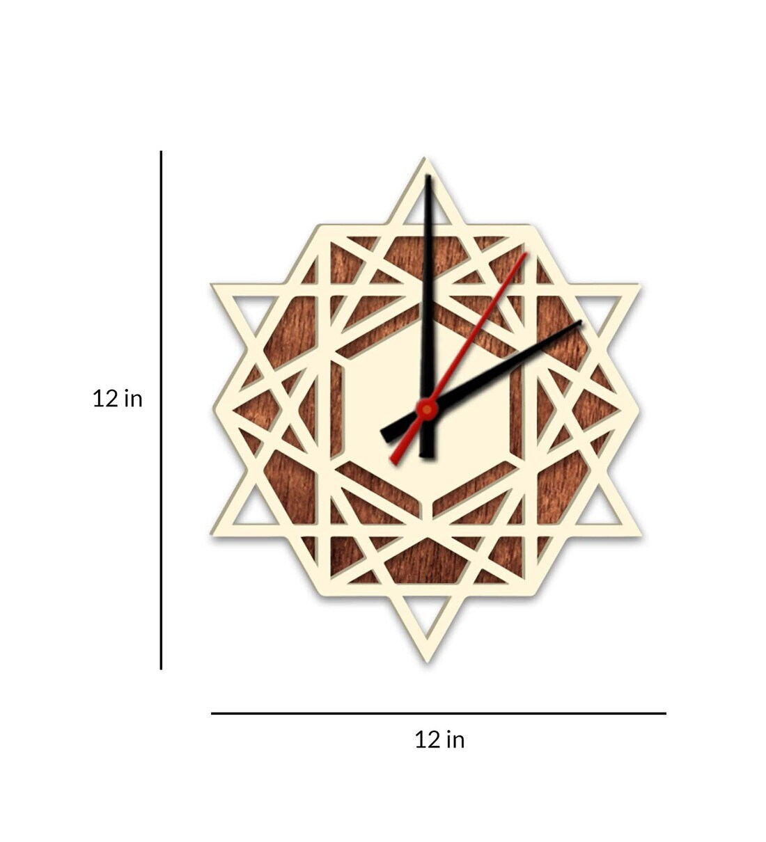 Buy White Engineered Wood Analog Wall Clock By WallMantra Online Modern Wall Clocks