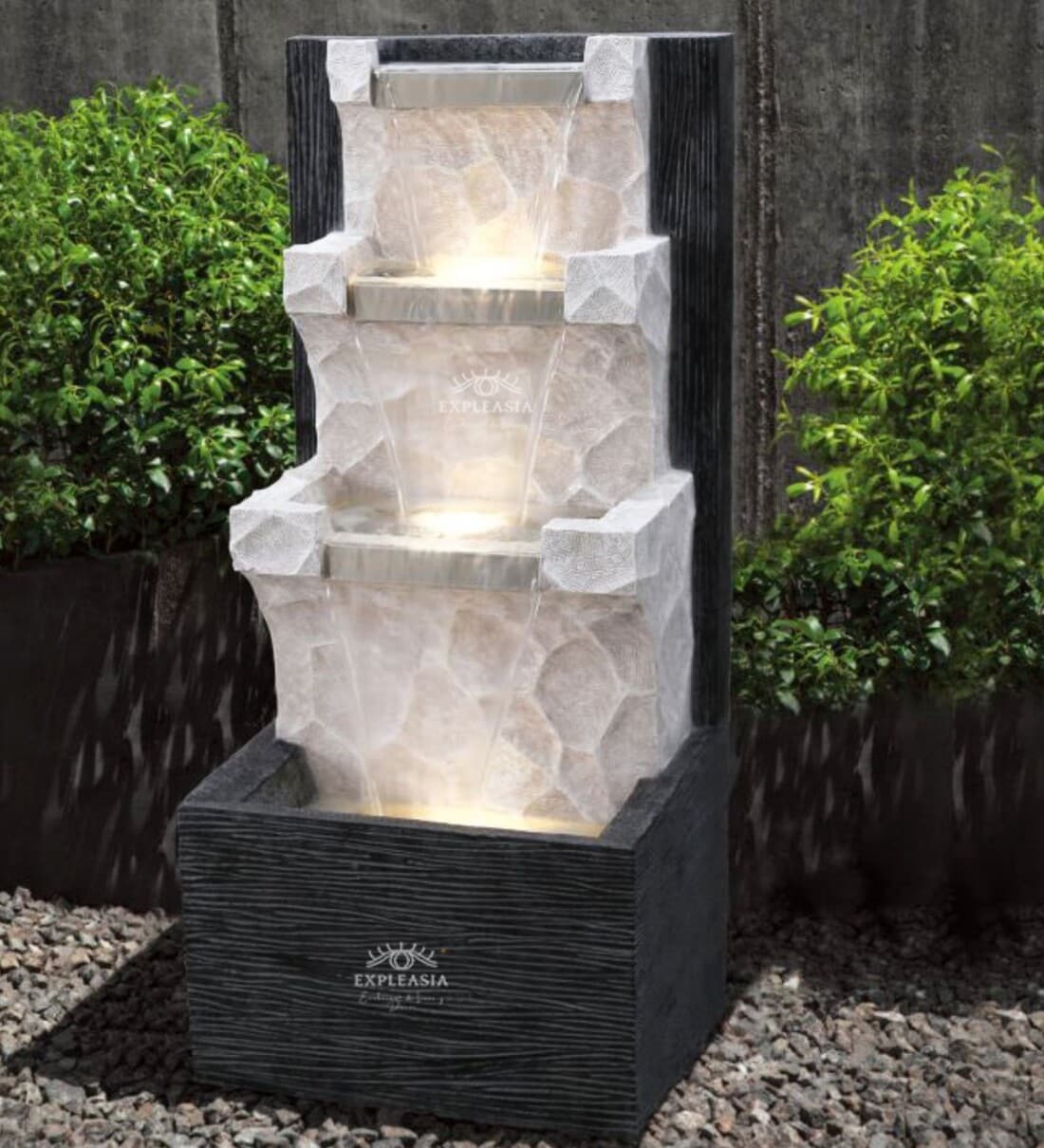 Buy White Fiber Glass Wall Back Water Fountain At Off By Expleasia Pepperfry