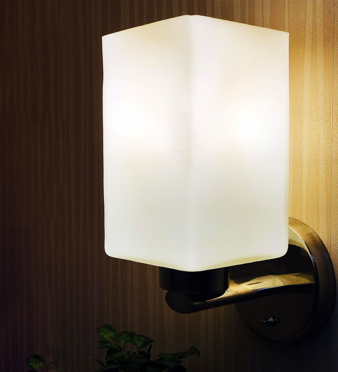 Buy White Glass And Wood Wall Light By Lime Light Online - Contemporary 