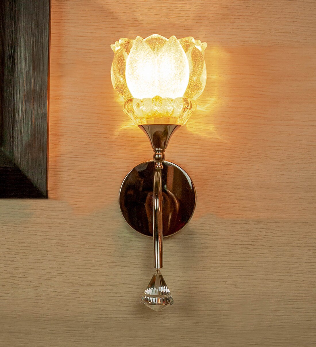 Buy White Glass Wall Light by Kapoor LampShades at 21 OFF by Kapoor Lampshades Pepperfry