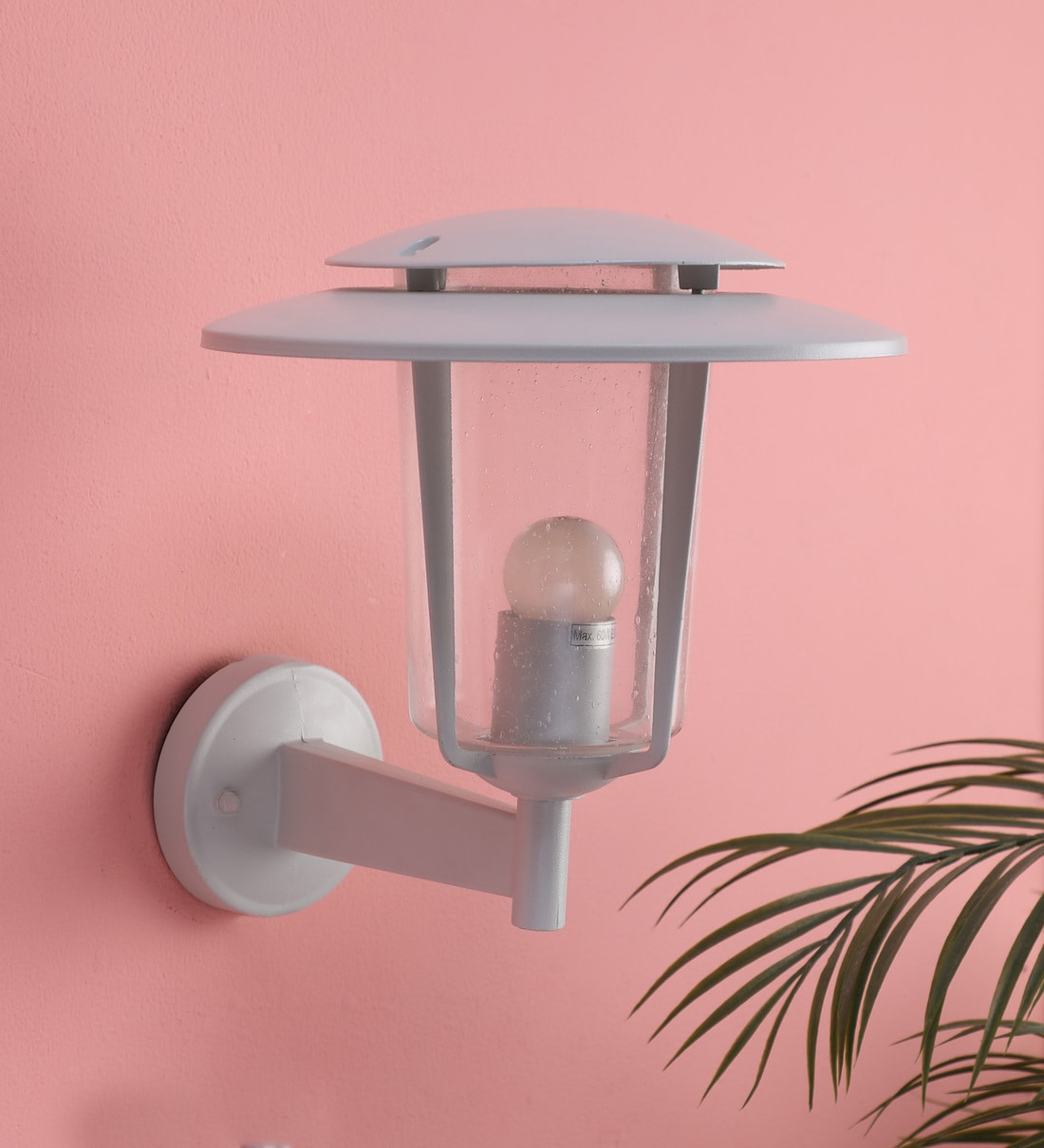 Buy White Metal Outdoor Wall Light By Kapoor E Illuminations Online