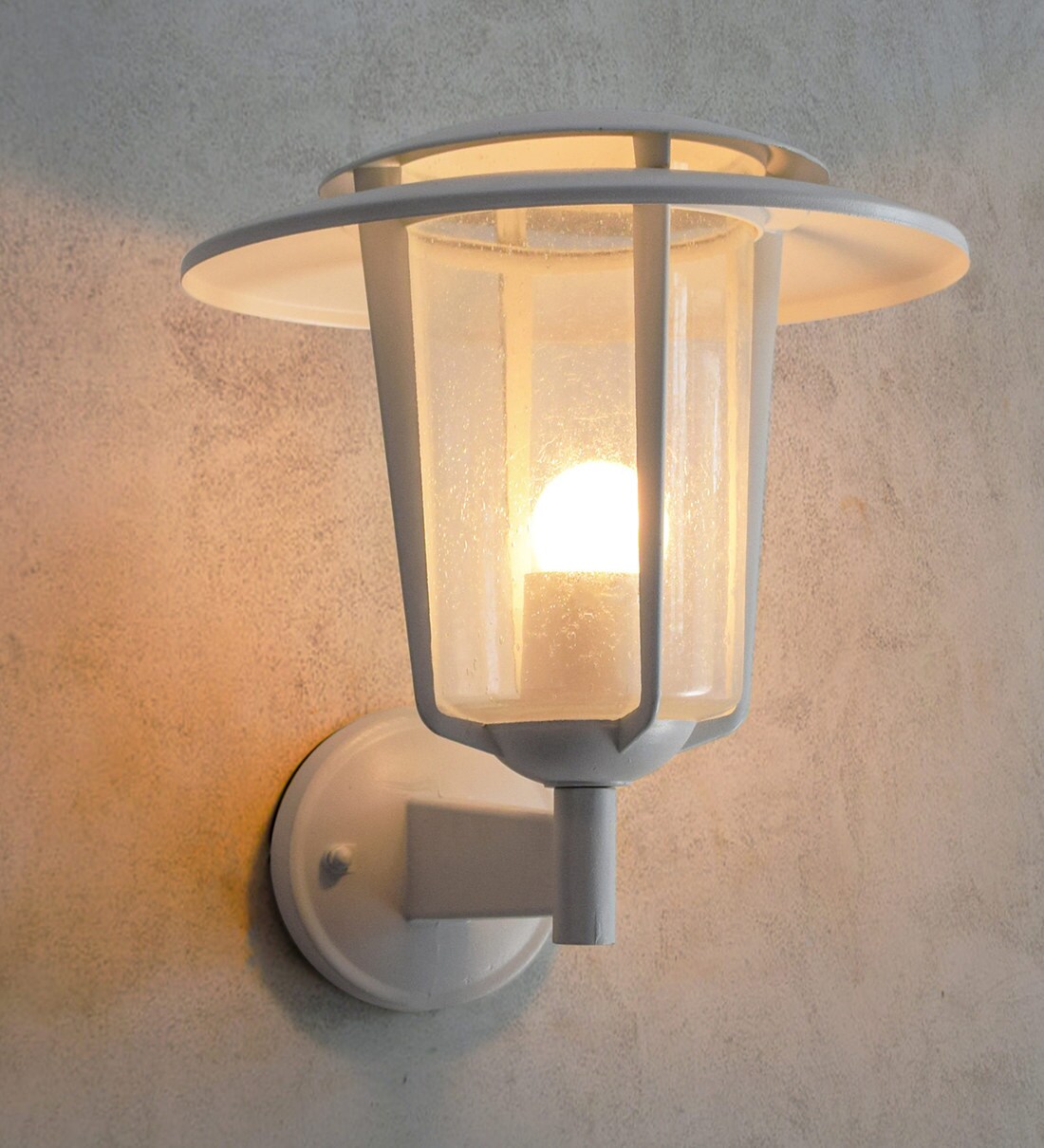 Buy White Metal Outdoor Wall Light By Kapoor E Illuminations Online