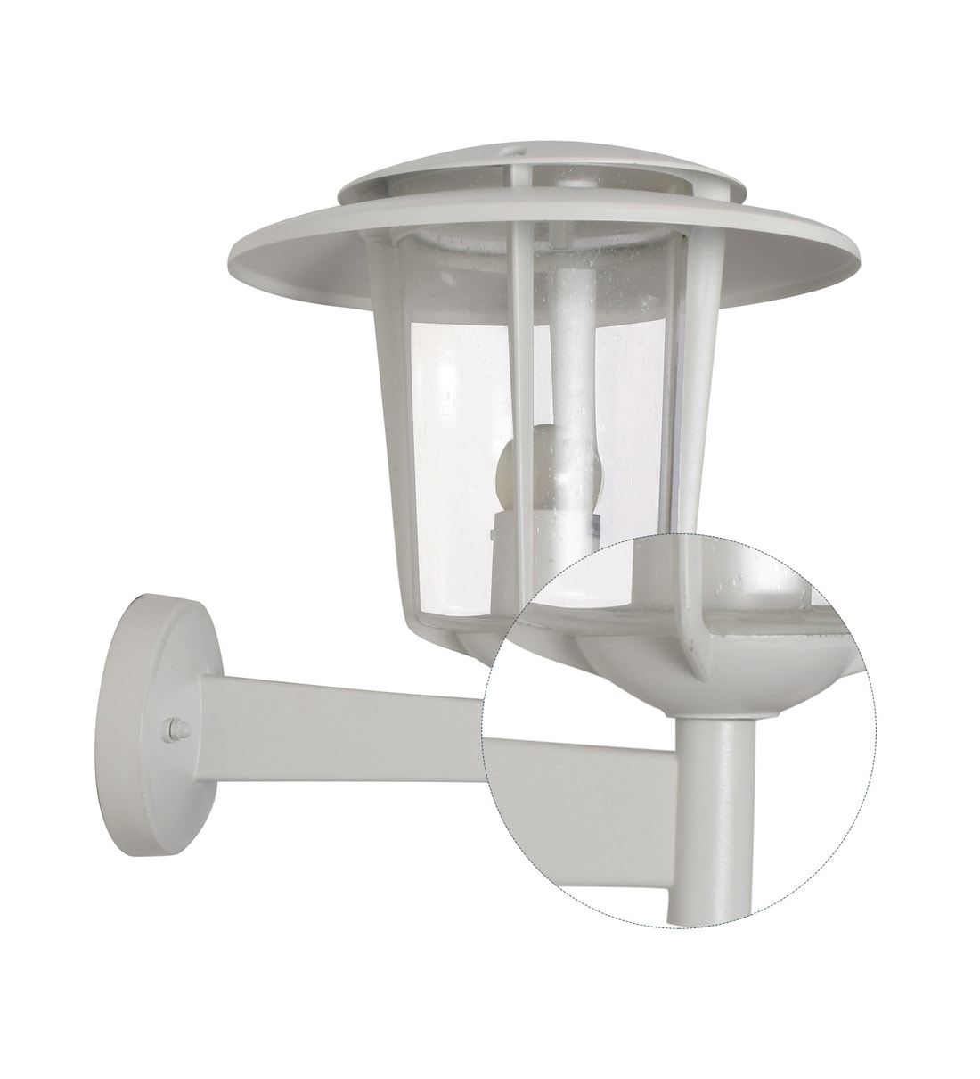 Buy White Metal Outdoor Wall Light By Kapoor E Illuminations Online