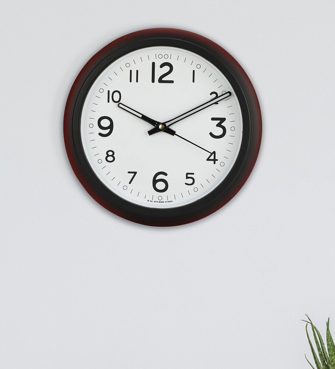 Buy White Plastic Wall Clock by E Deals Online Modern Wall Clocks