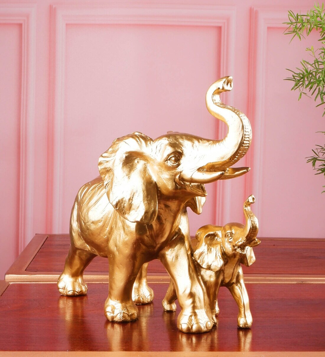 Buy White Polyresin Premium Elephant Gold at 40 OFF by The White Ink