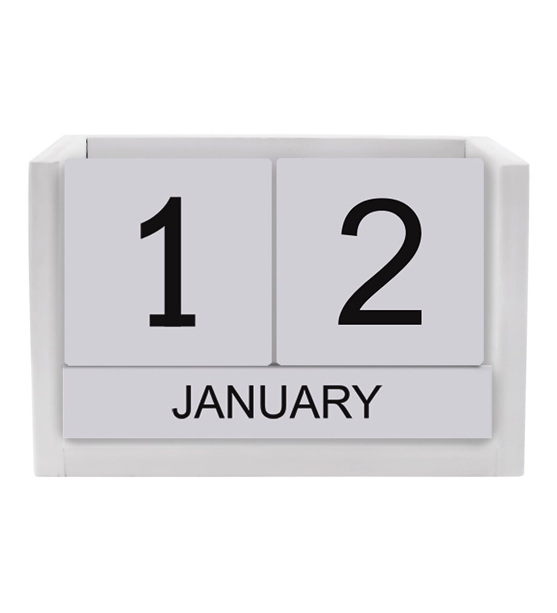 Buy White Wood Block Calendar by Archies Online Calendars