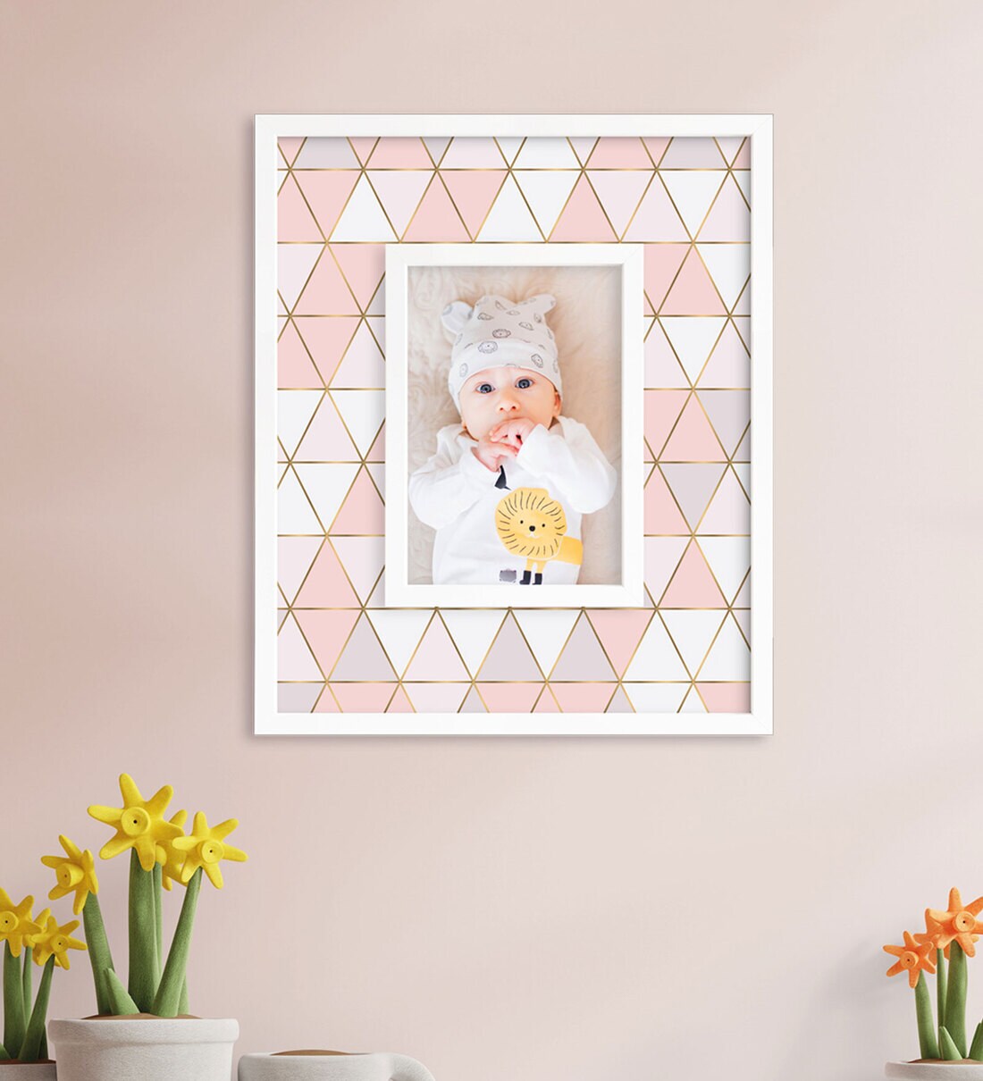 Buy White Wooden Wall Hanging Photo Frame Online Single Photoframes