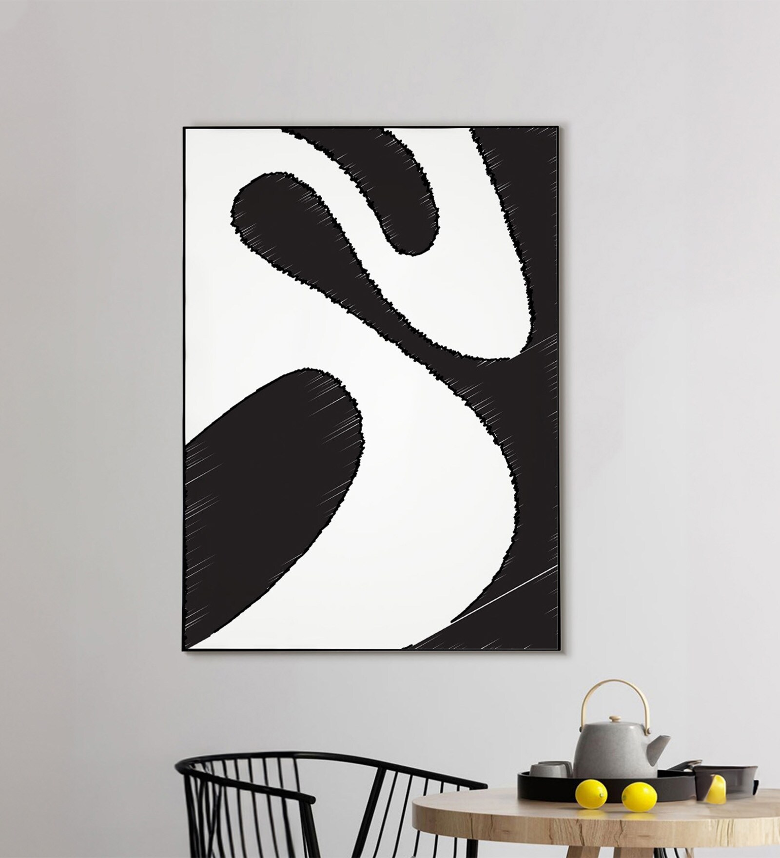 Whispers In The Charcoal Night Wall Art Print