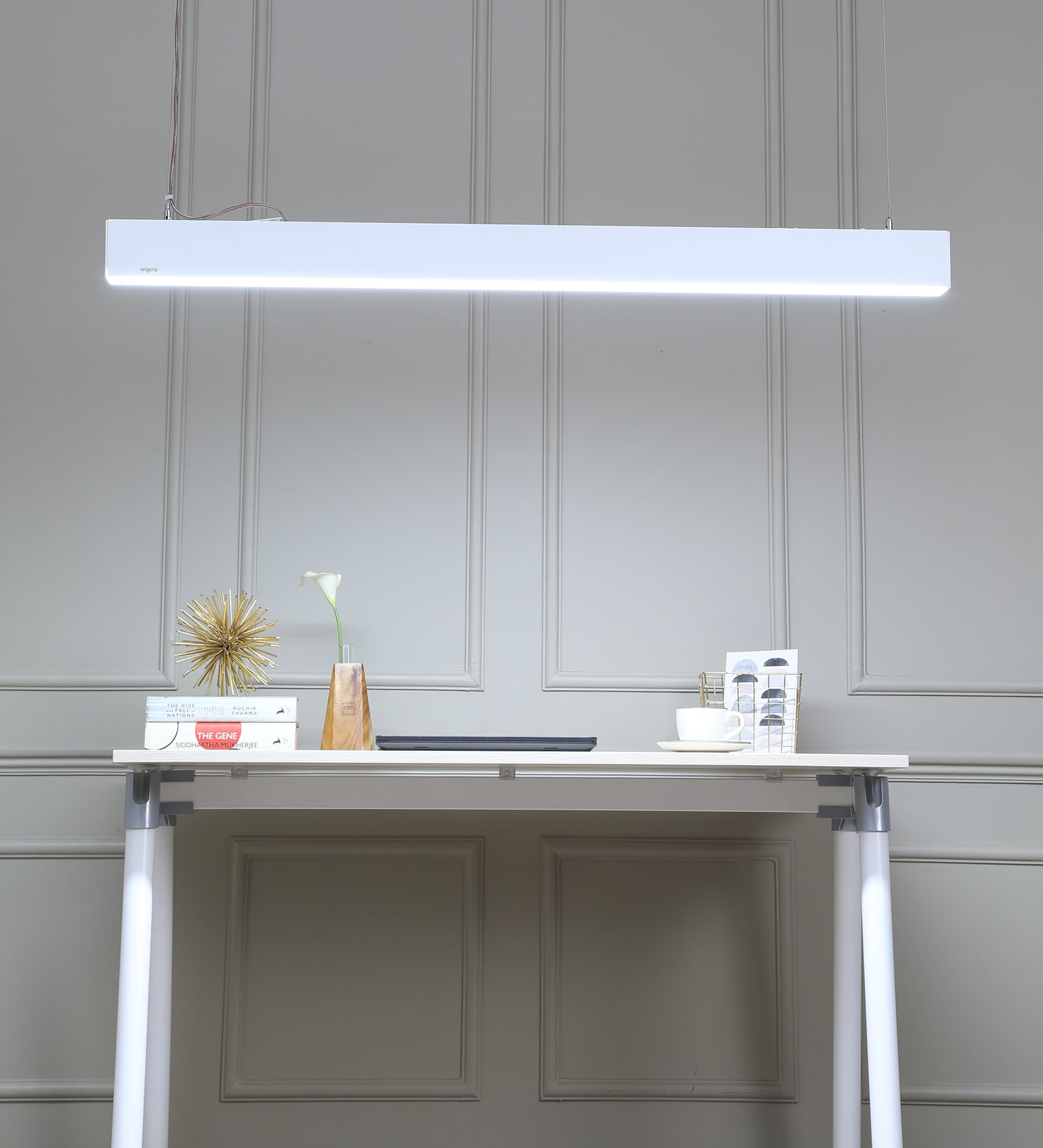 Wipro Lineos 20 Watt 4 Feet Linear suspended White LED luminaire (Cool Daylight)