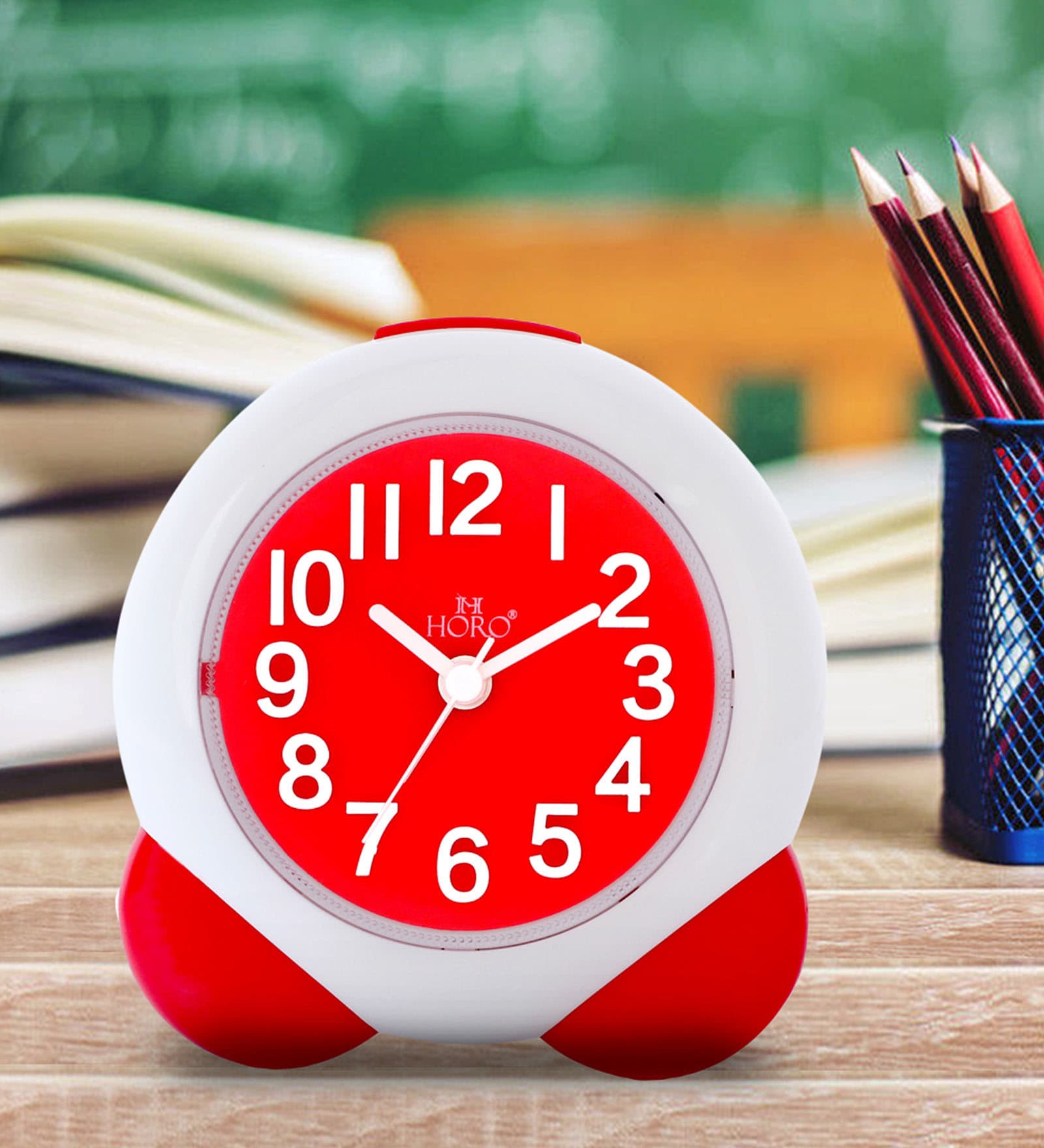 White Analog Alarm Clock