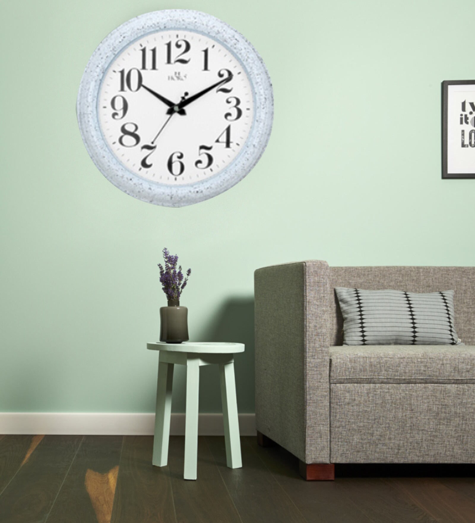White Analog Wall Clock