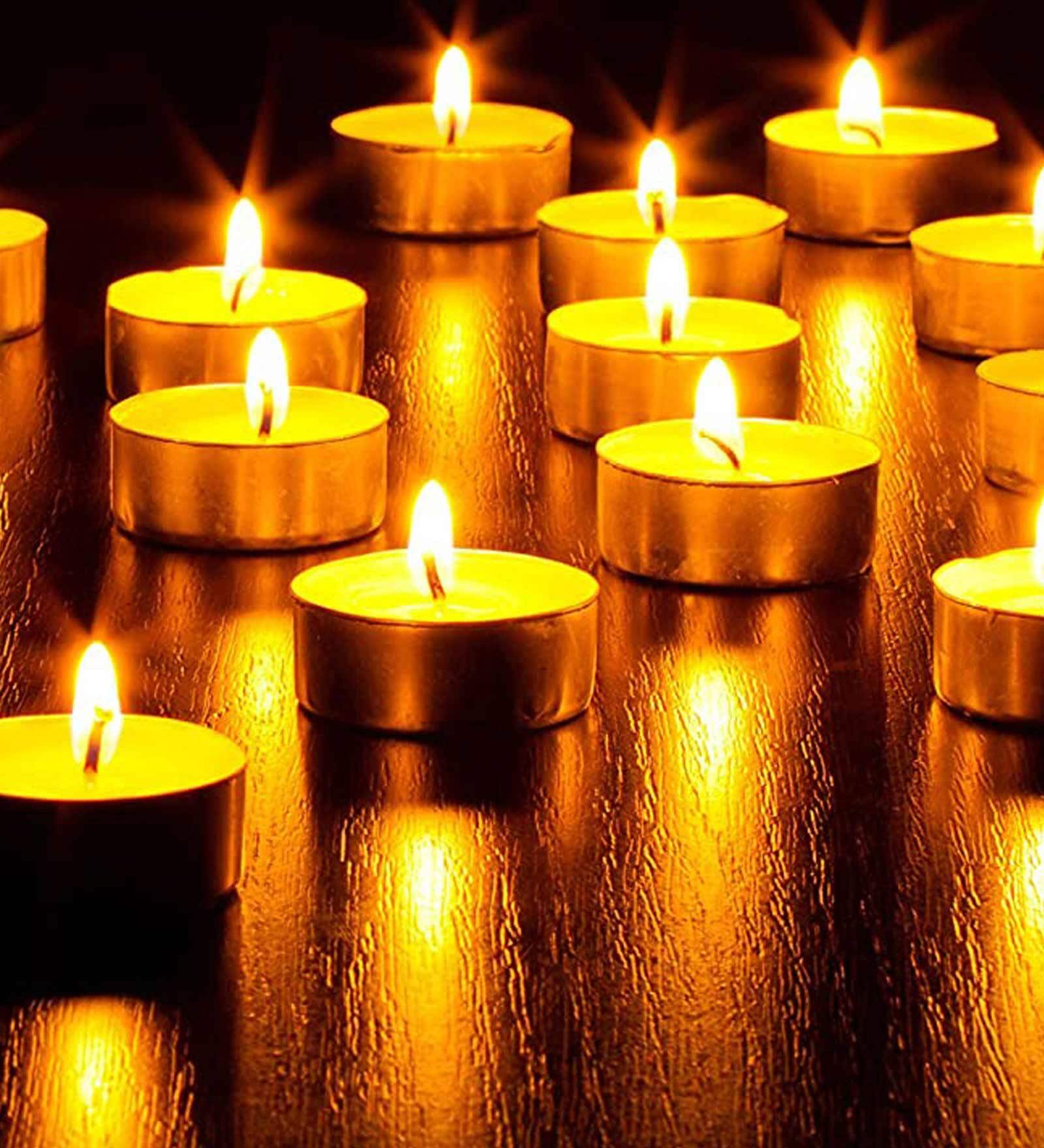 White Metal Votives & Tea Light Holders (Pack of 100)