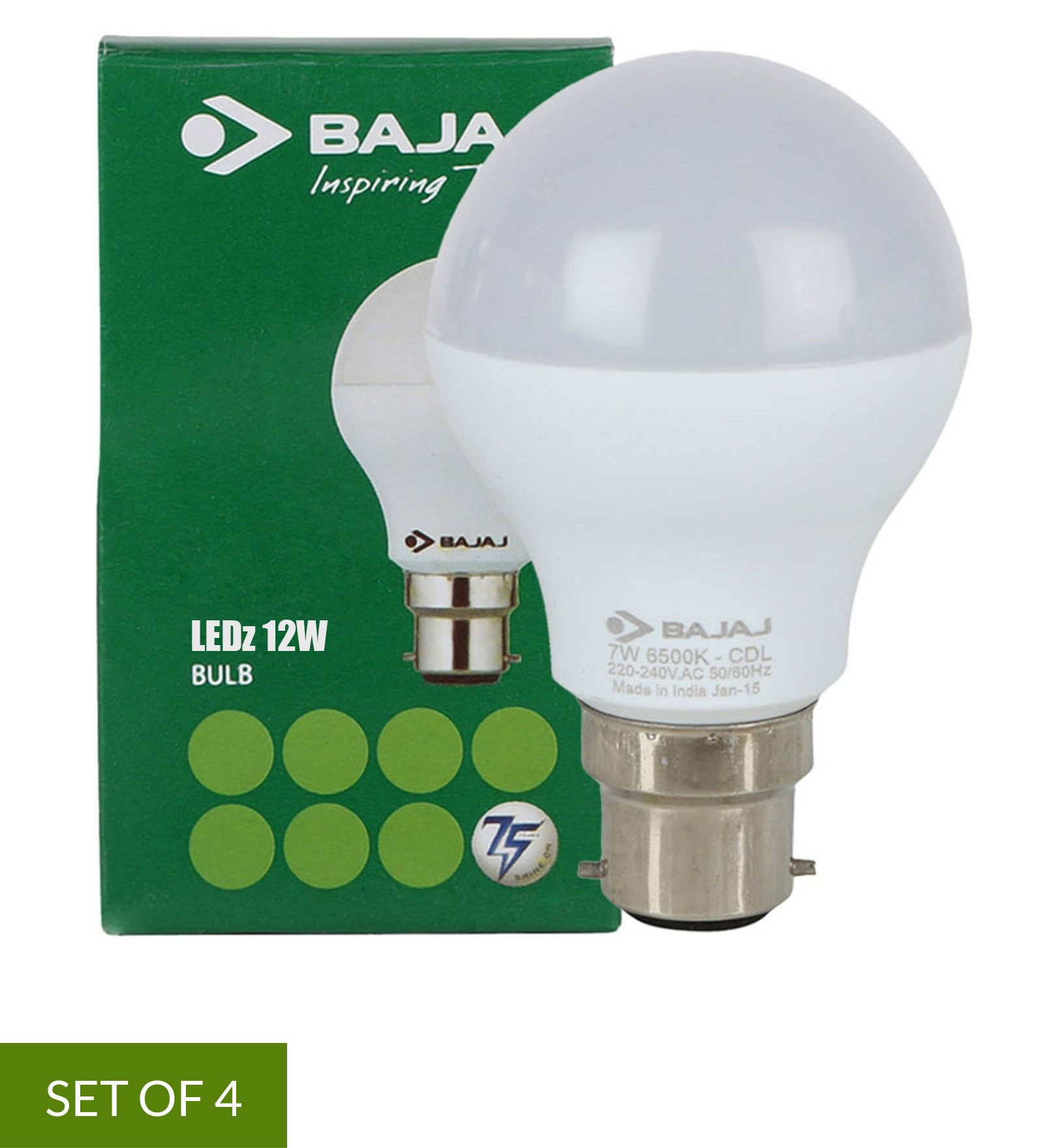 bajaj ledz led bulb 12 w