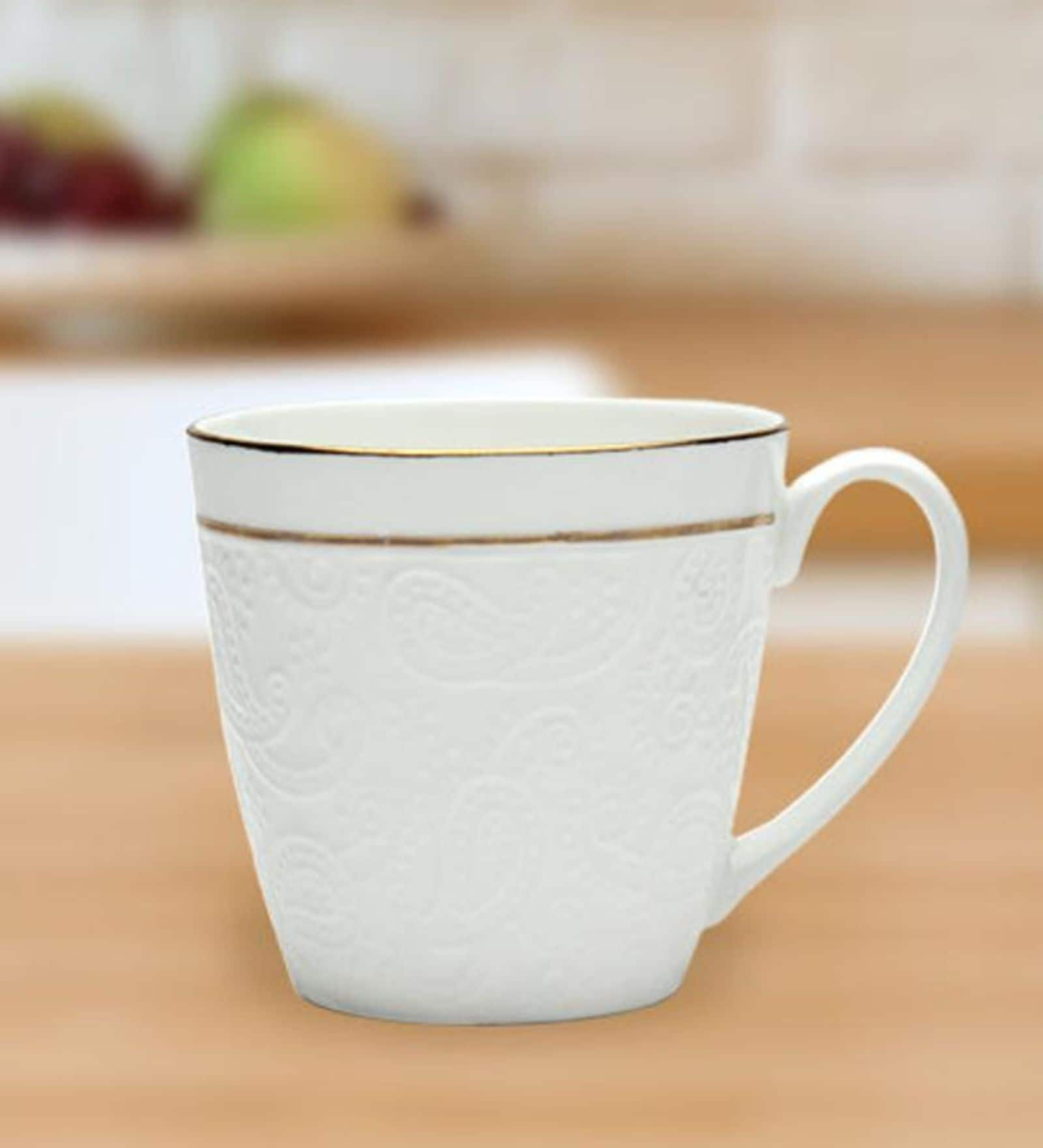 Buy White 240 Ml Ceramic Coffee Mugs At 15 OFF By Home Pepperfry   White 240 Ml Ceramic Coffee Mugs White 240 Ml Ceramic Coffee Mugs 4xv4sv 