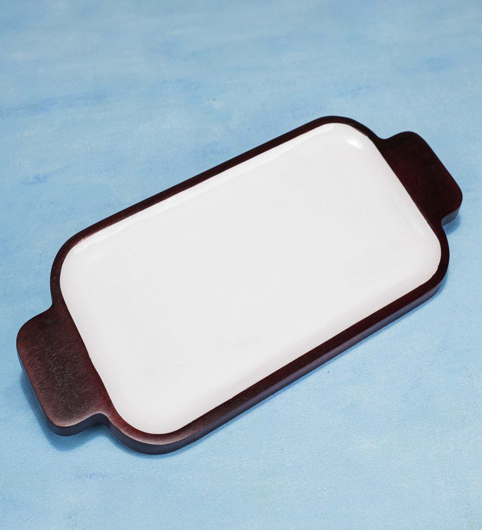 White Acacia Wood  Appetizer Platter