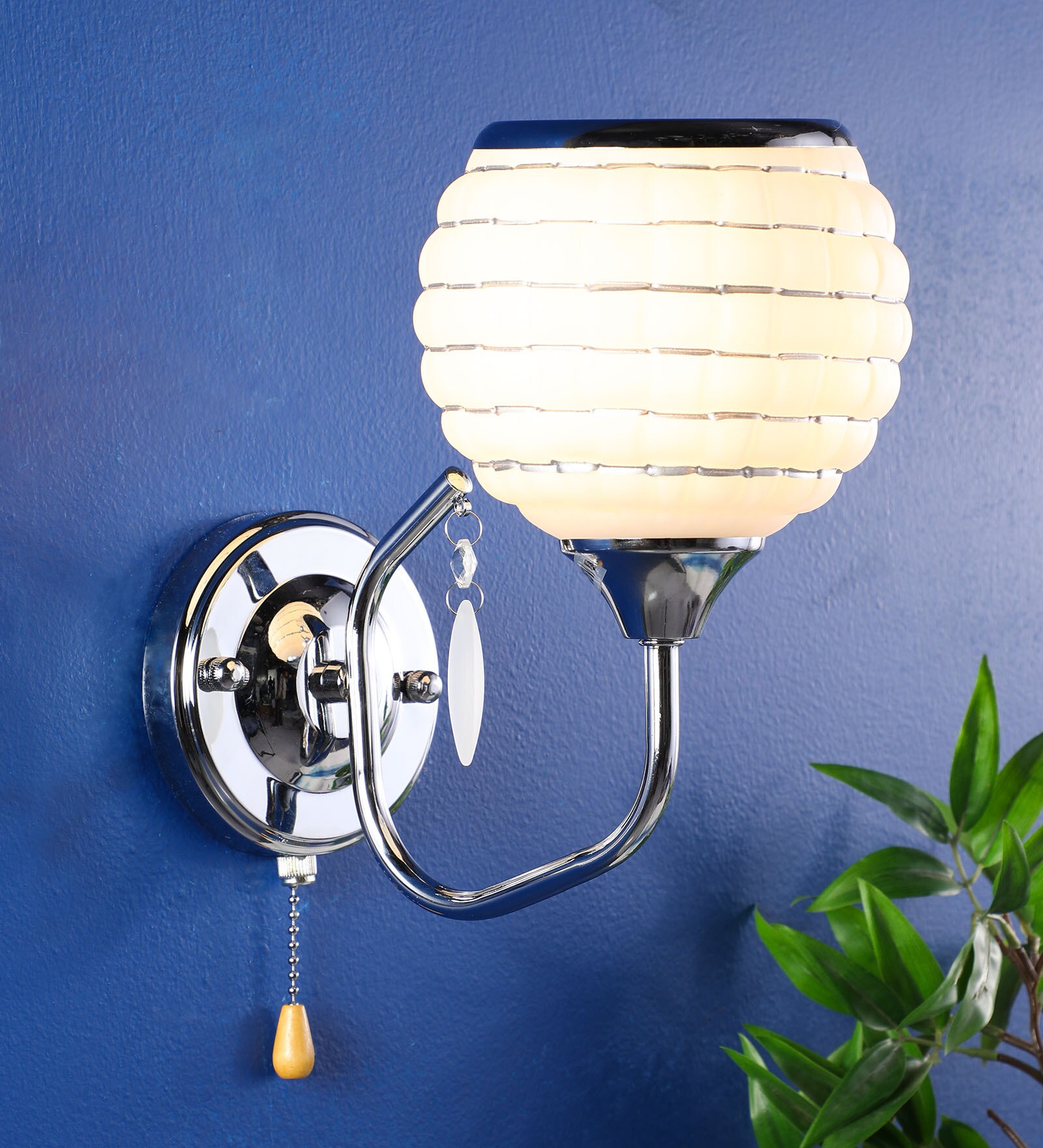 Erika Silver Metal Wall Sconces