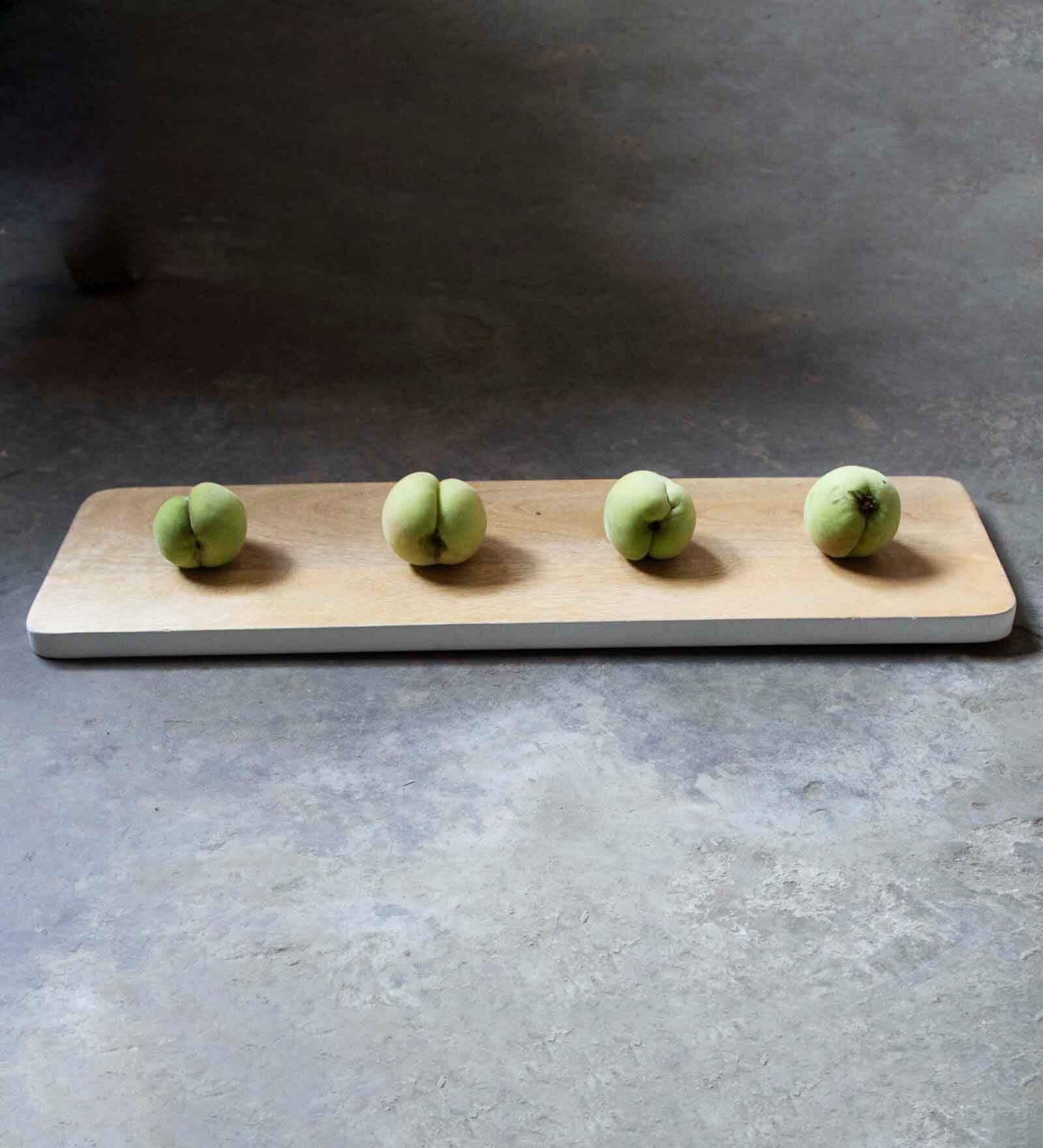 Reflections Natural Brown Wood Chopping Board cum Serving Platter