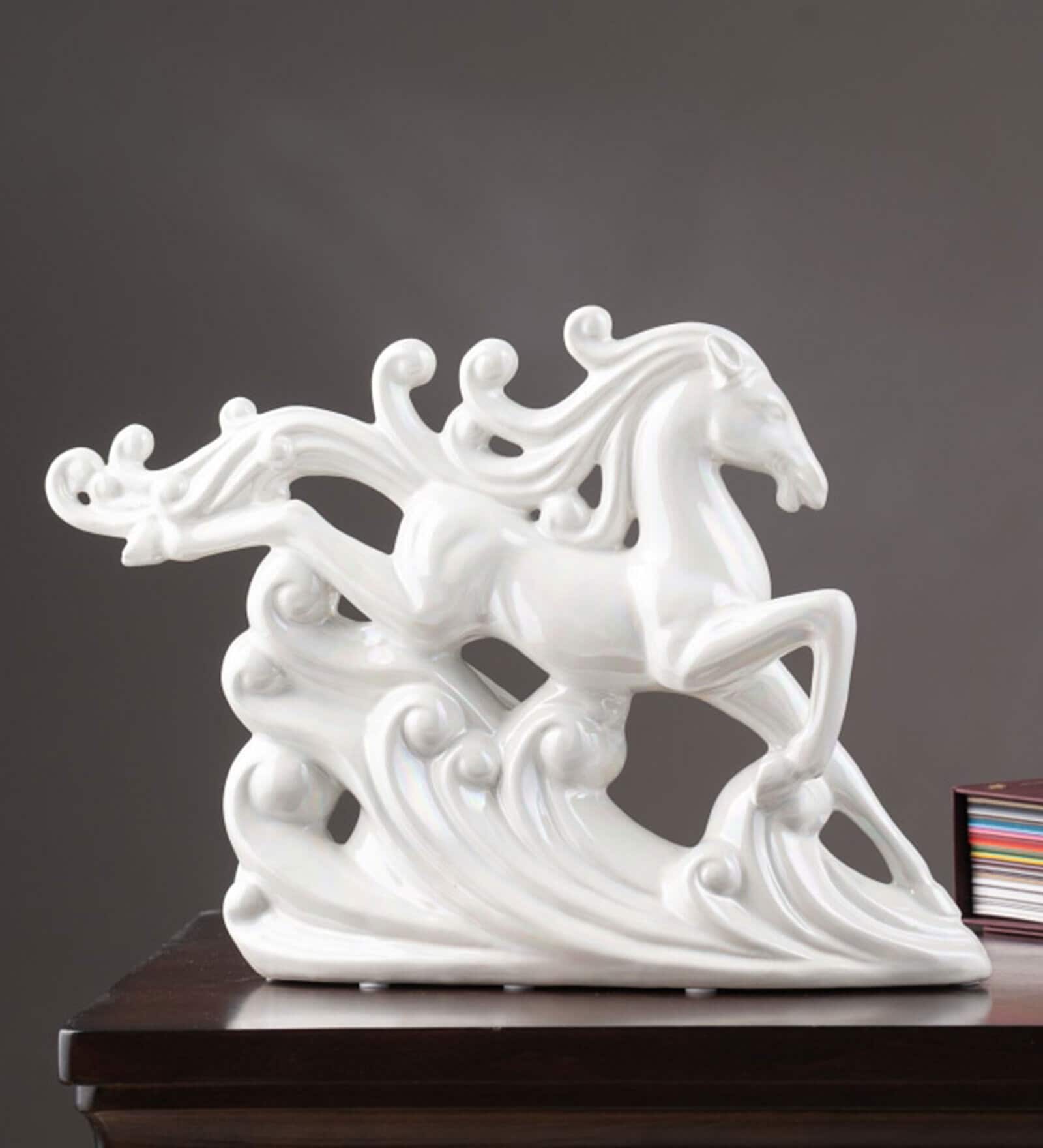 Buy White Ceramic Animal Figurines at 40 OFF by La Muse Pepperfry