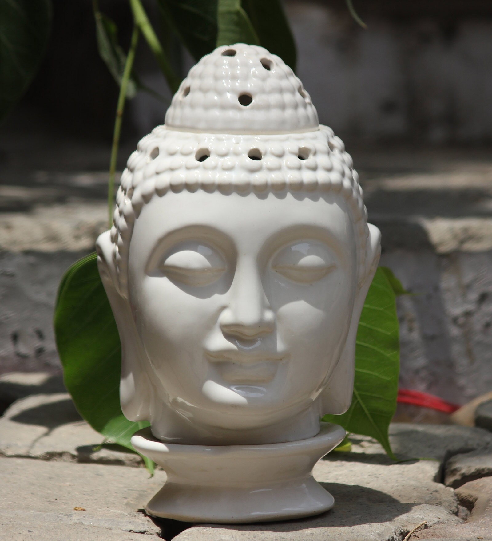 White Ceramic Electric Buddha Diffusers