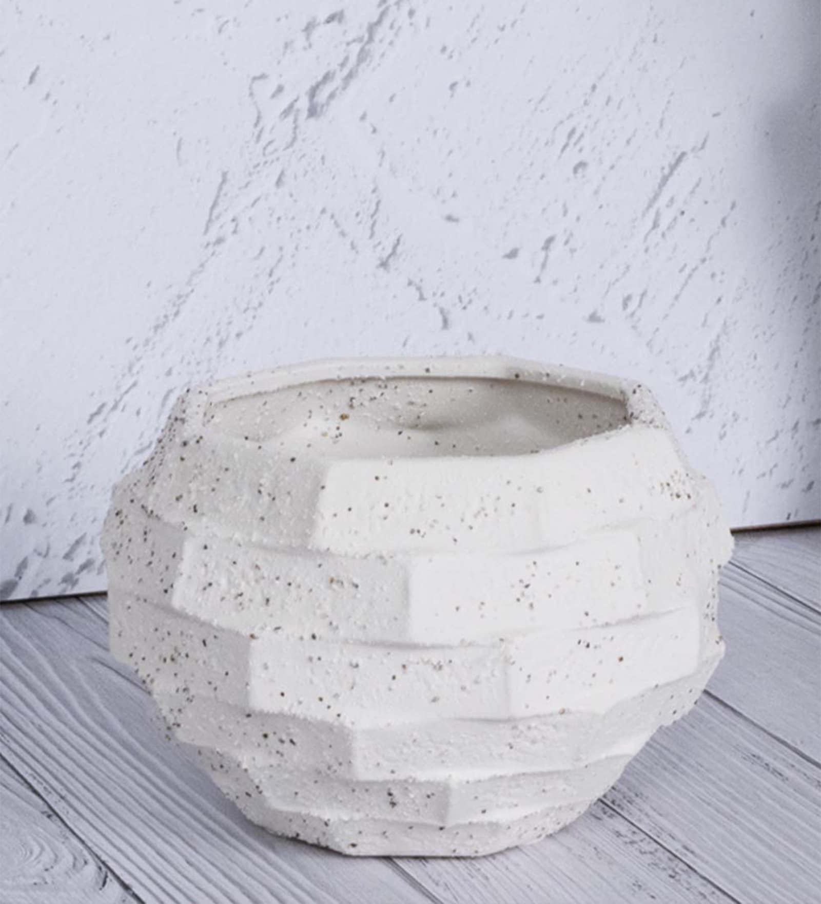 White Ceramic Flower Regalia Vases