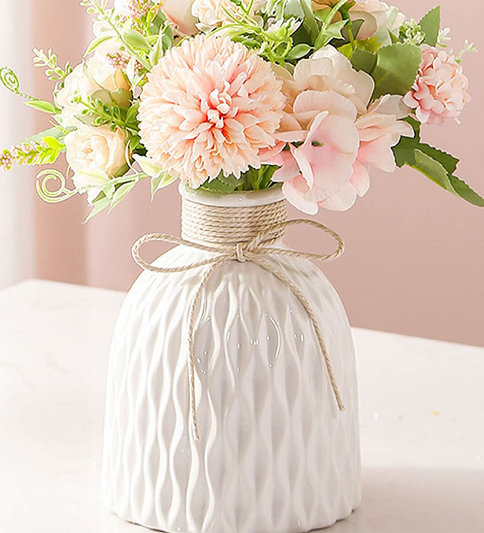 White Ceramic Table Vase