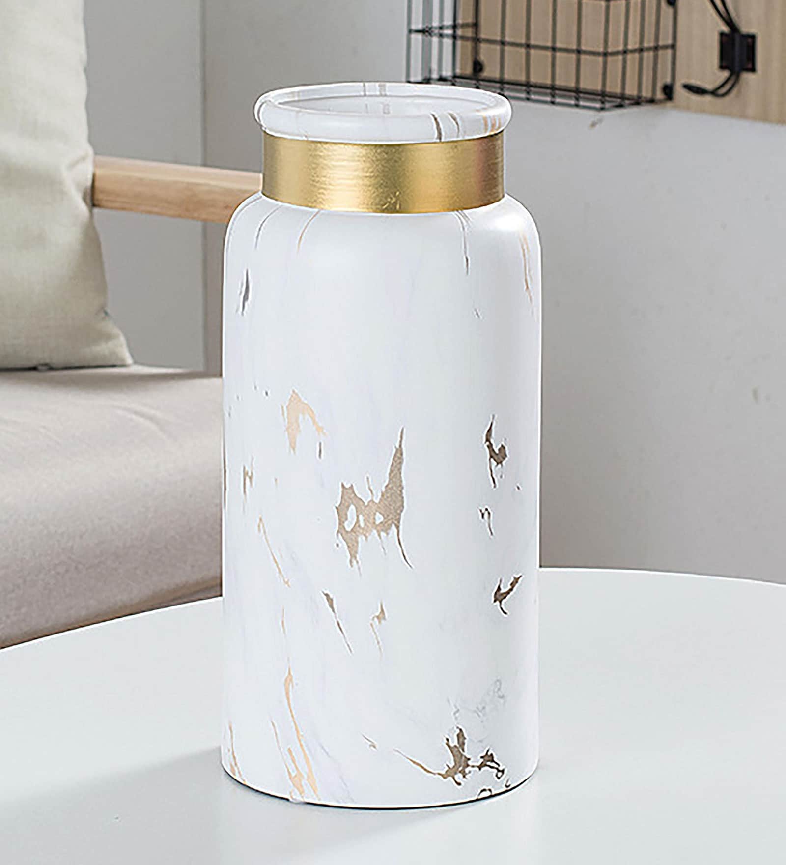 White Ceramic Table Vase