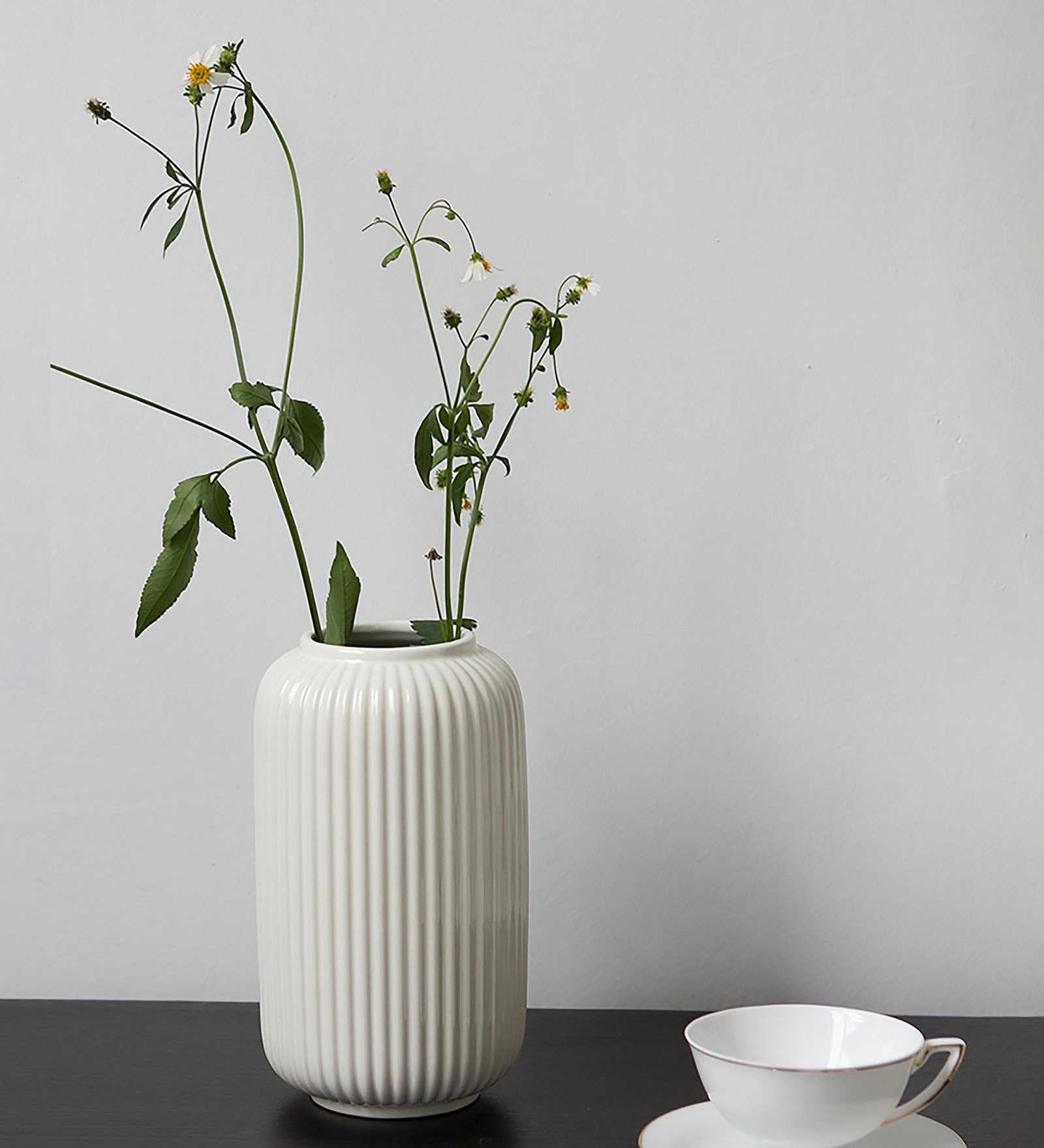 Buy White Ceramic Table Vase by Art Street at 12% OFF by Art Street ...