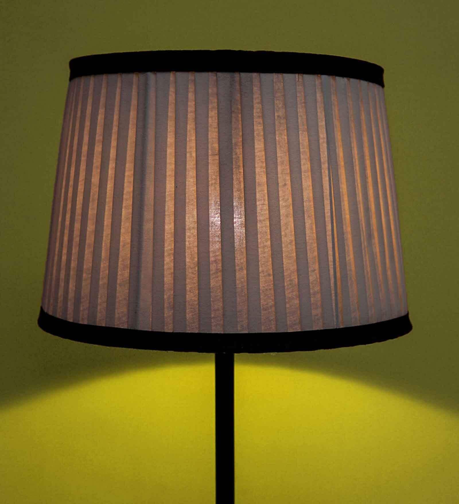 Forever White Fabric Pleated Lampshade