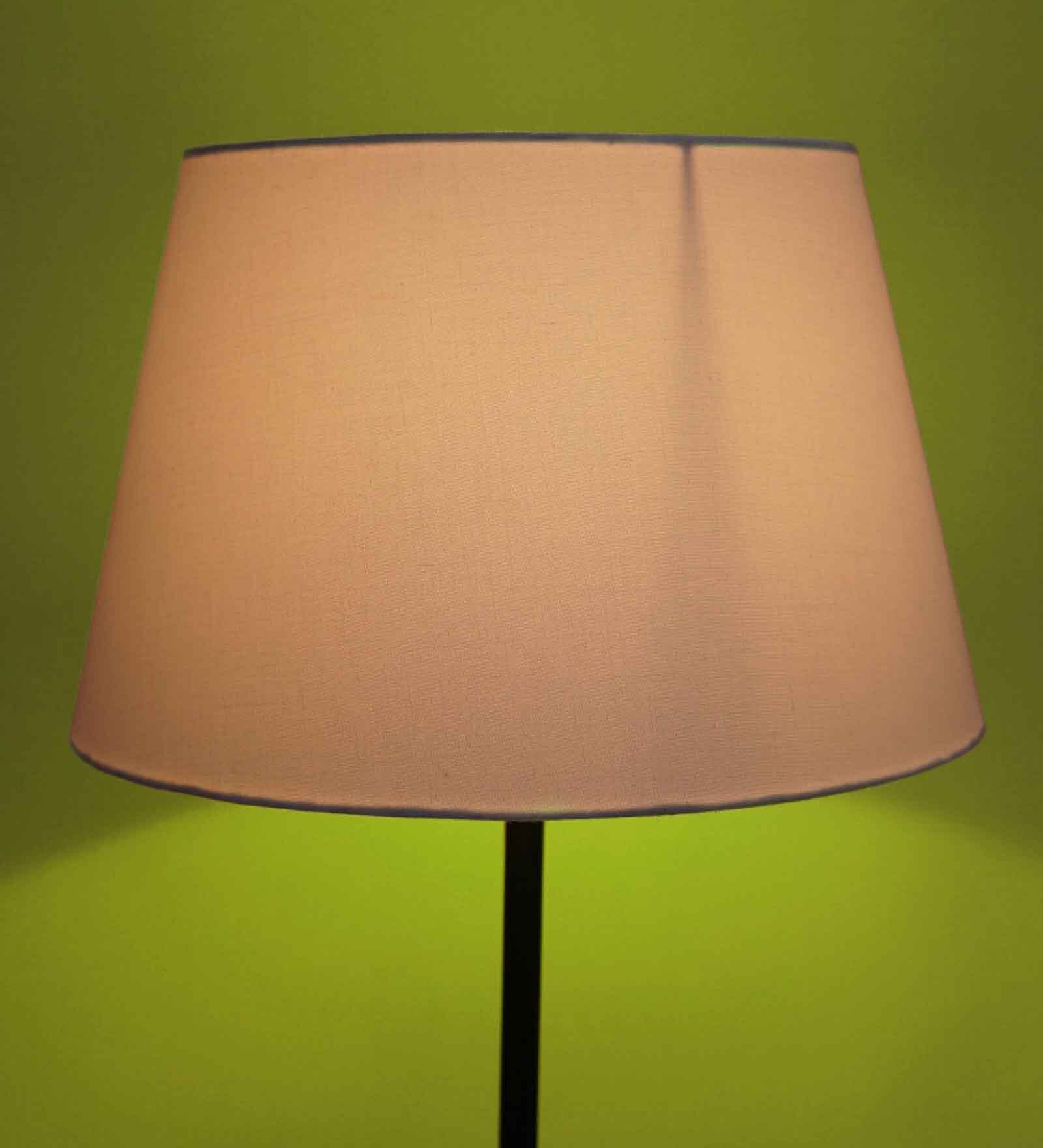 Antonio White Fabric Solid Lampshade