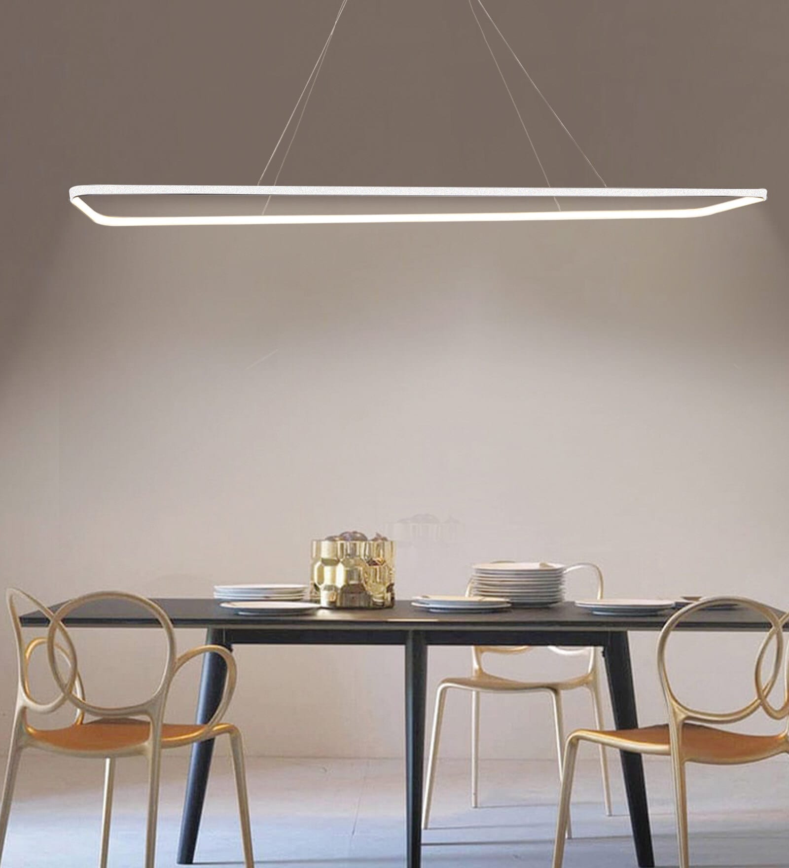 Mountwill White Alumnium & Acyrlic LED Ceiling Lights