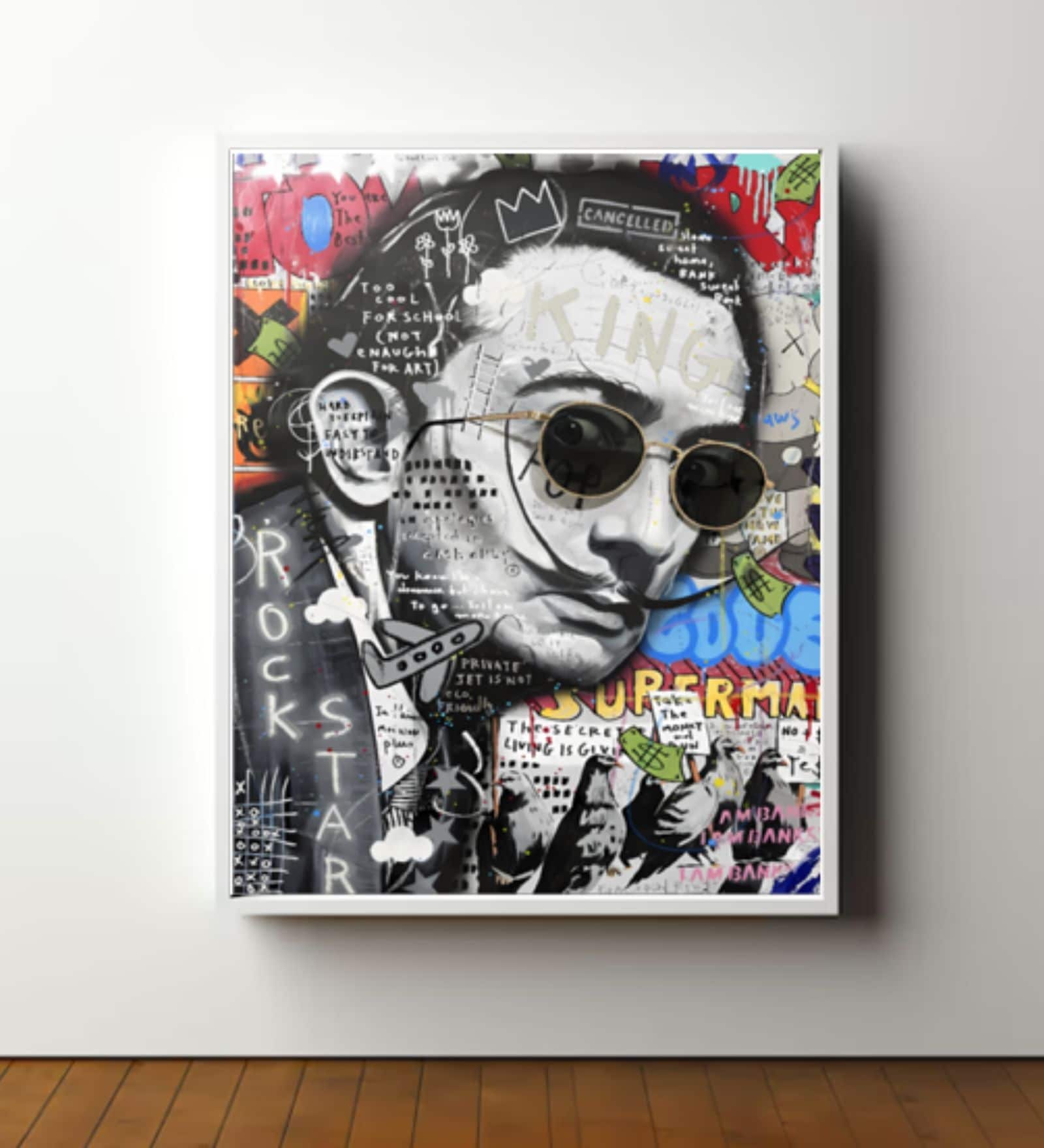 SALVADOR HD Poster With White Frame, 12.5 X 17.3 Inches