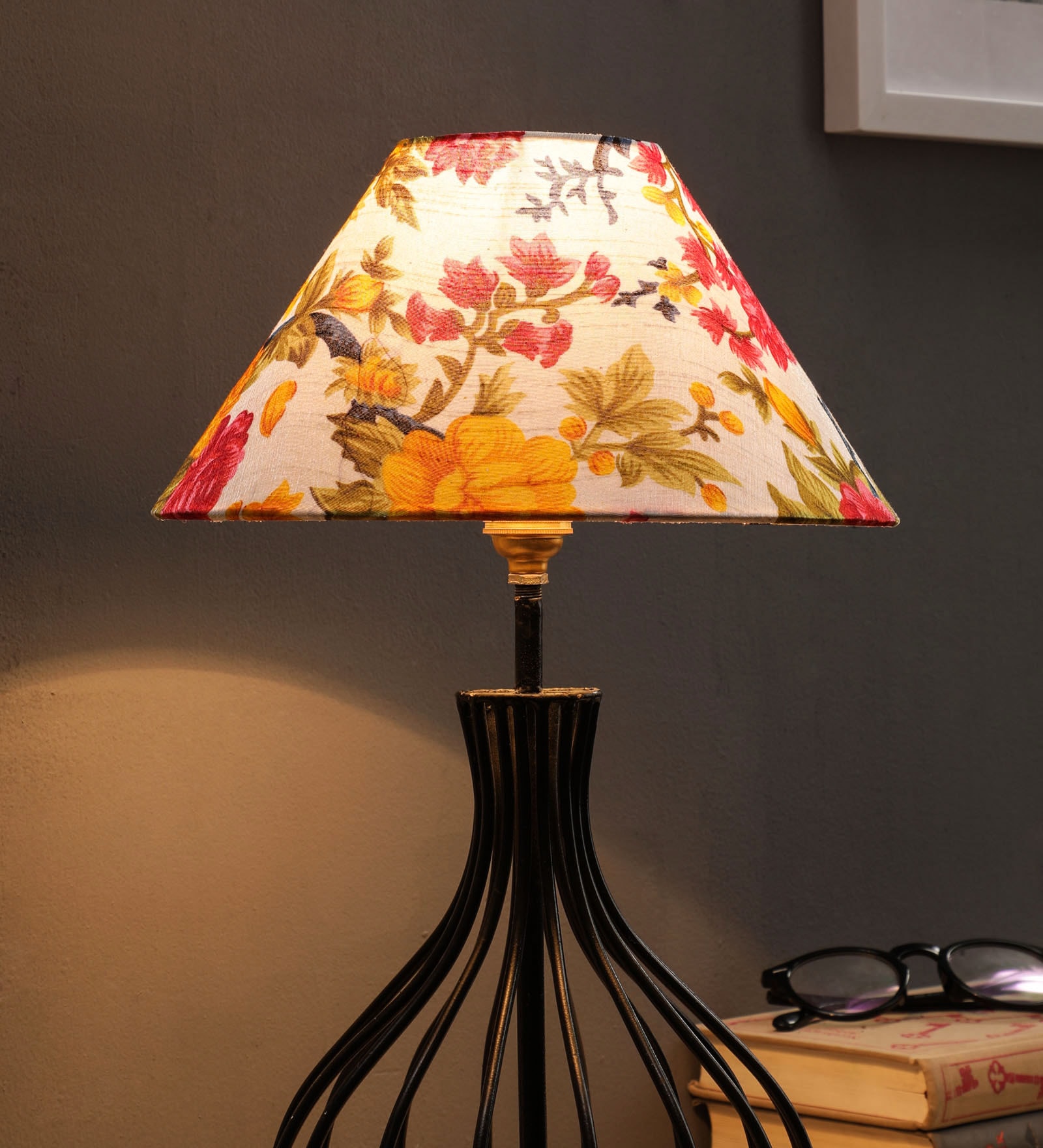 White Fabric Table Lamp Shade