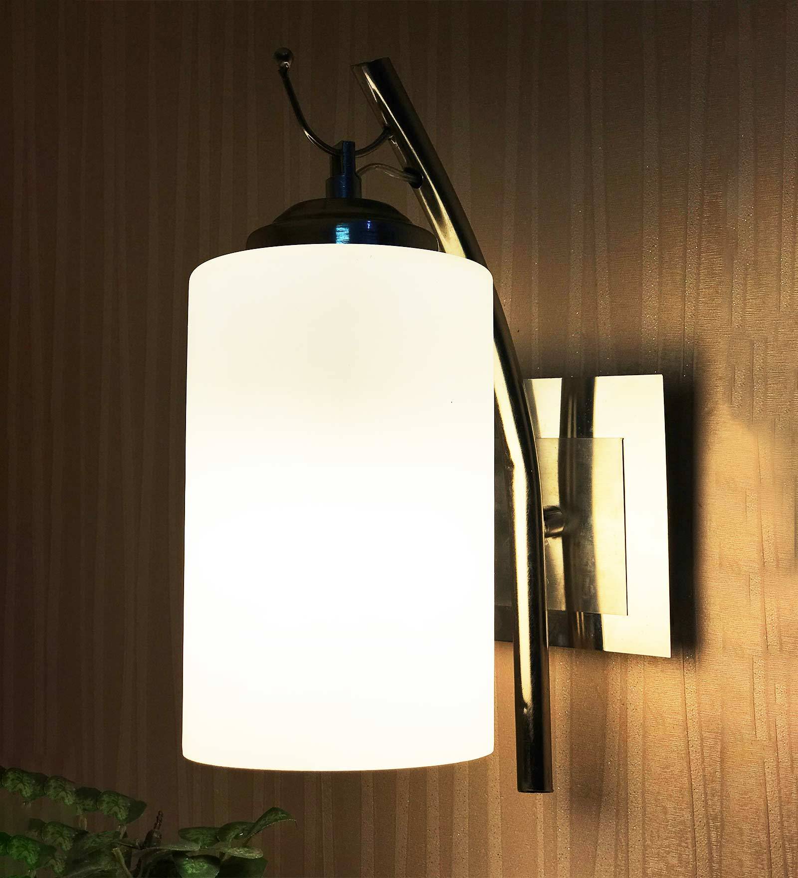 White Metal Wall Lights
