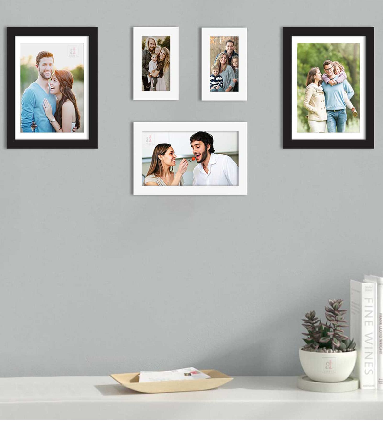 Buy Individual Set of 5 White Collage Photo Frames at 33% OFF by Art ...