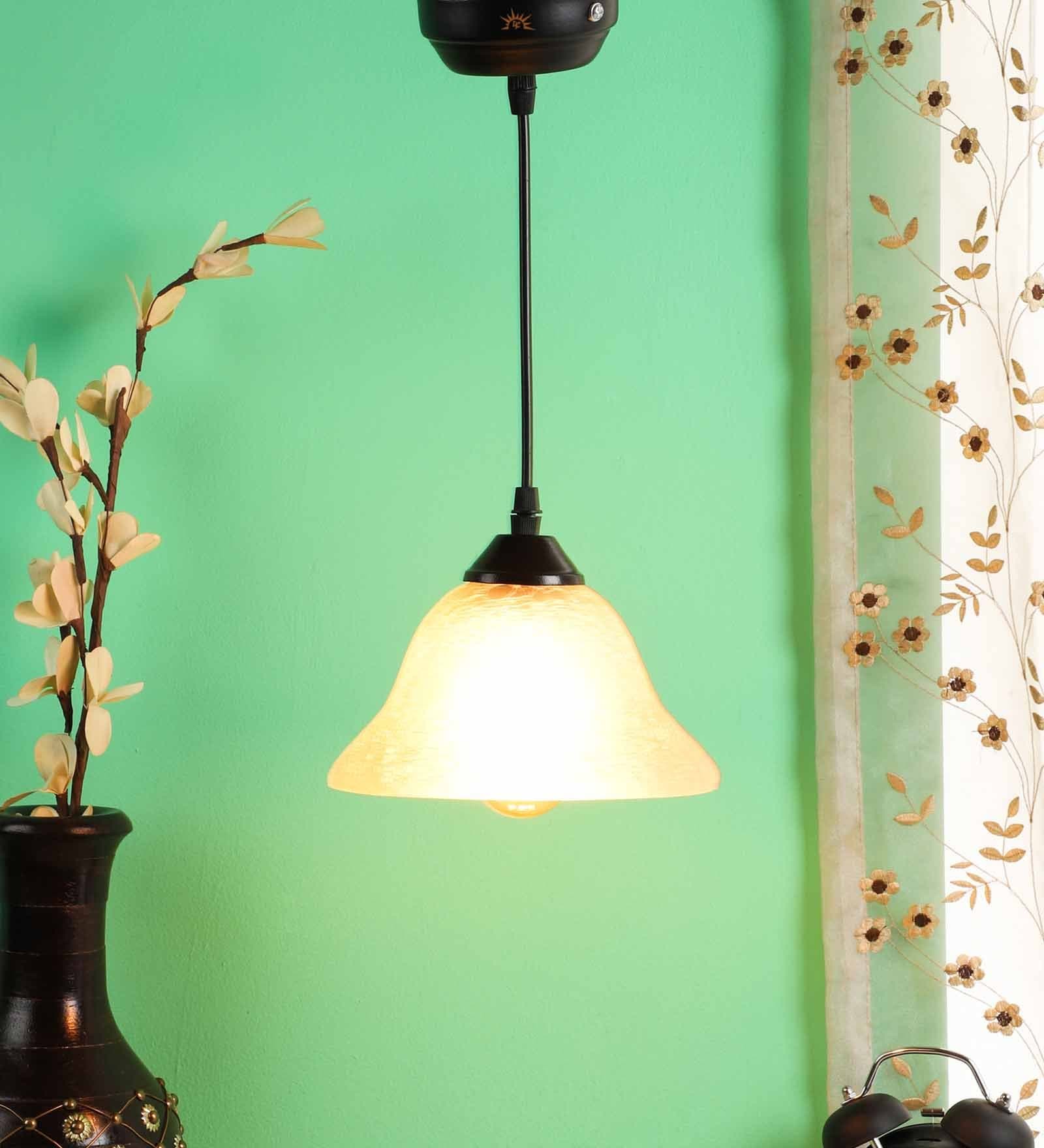 Bayer White Iron Hanging Light