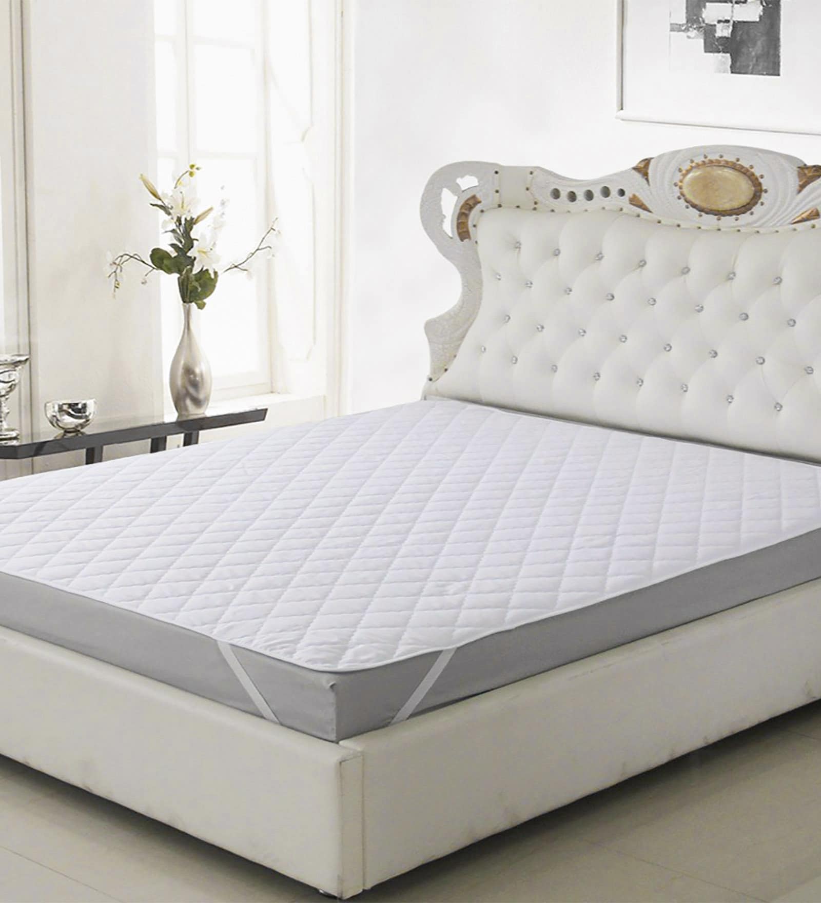 Buy Cotton (78x72) King Size Mattress Protector by Wrapry at 45% OFF by ...