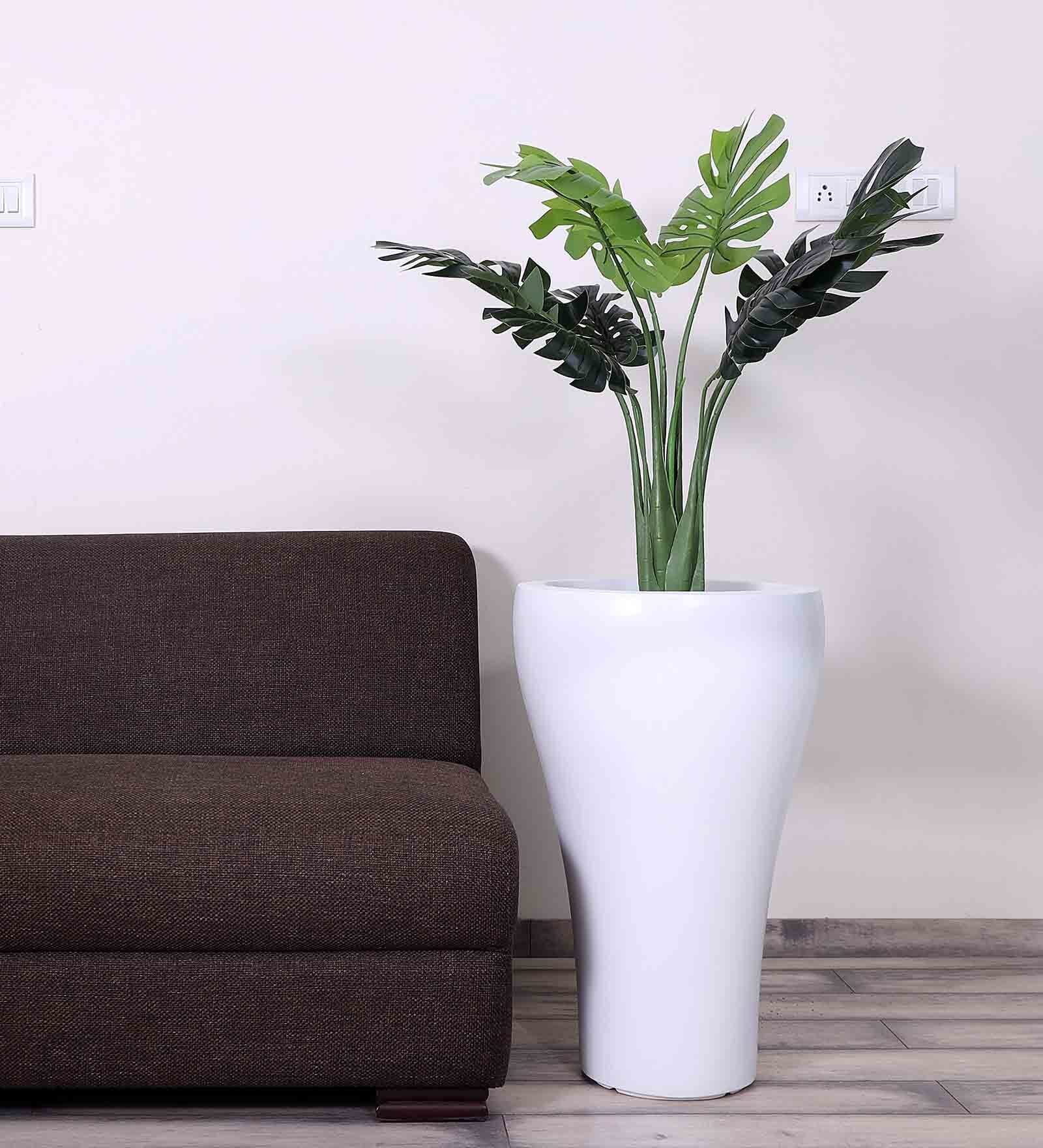 Buy White Large Fiberglass Conical Shape Big Planter at 5% OFF by ...